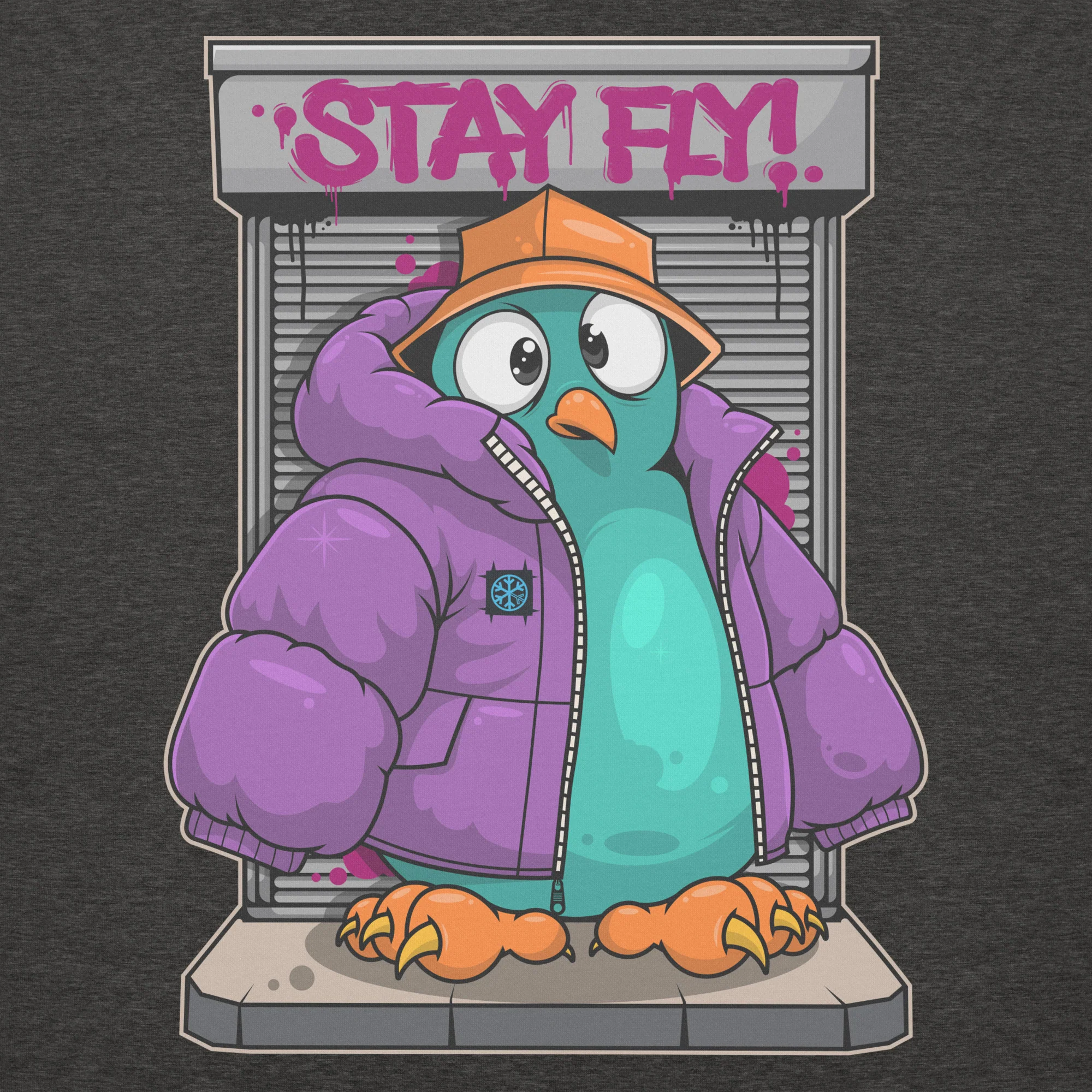 Stay Fly Graffiti Character Hoodie - Image 16