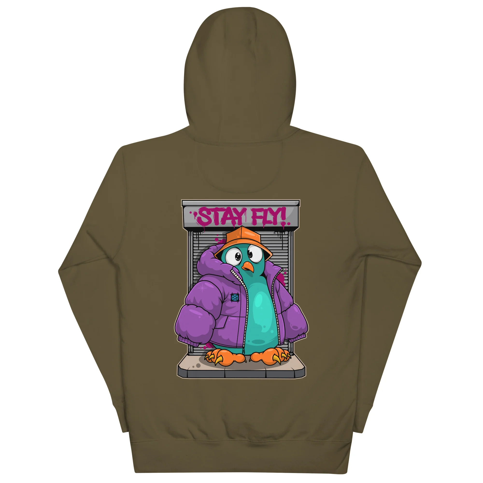 Stay Fly Graffiti Character Hoodie - Image 22