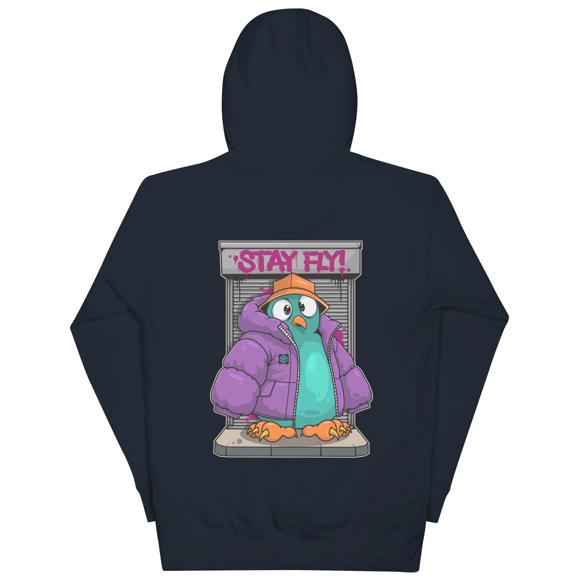 Stay Fly Graffiti Character Hoodie - Image 8
