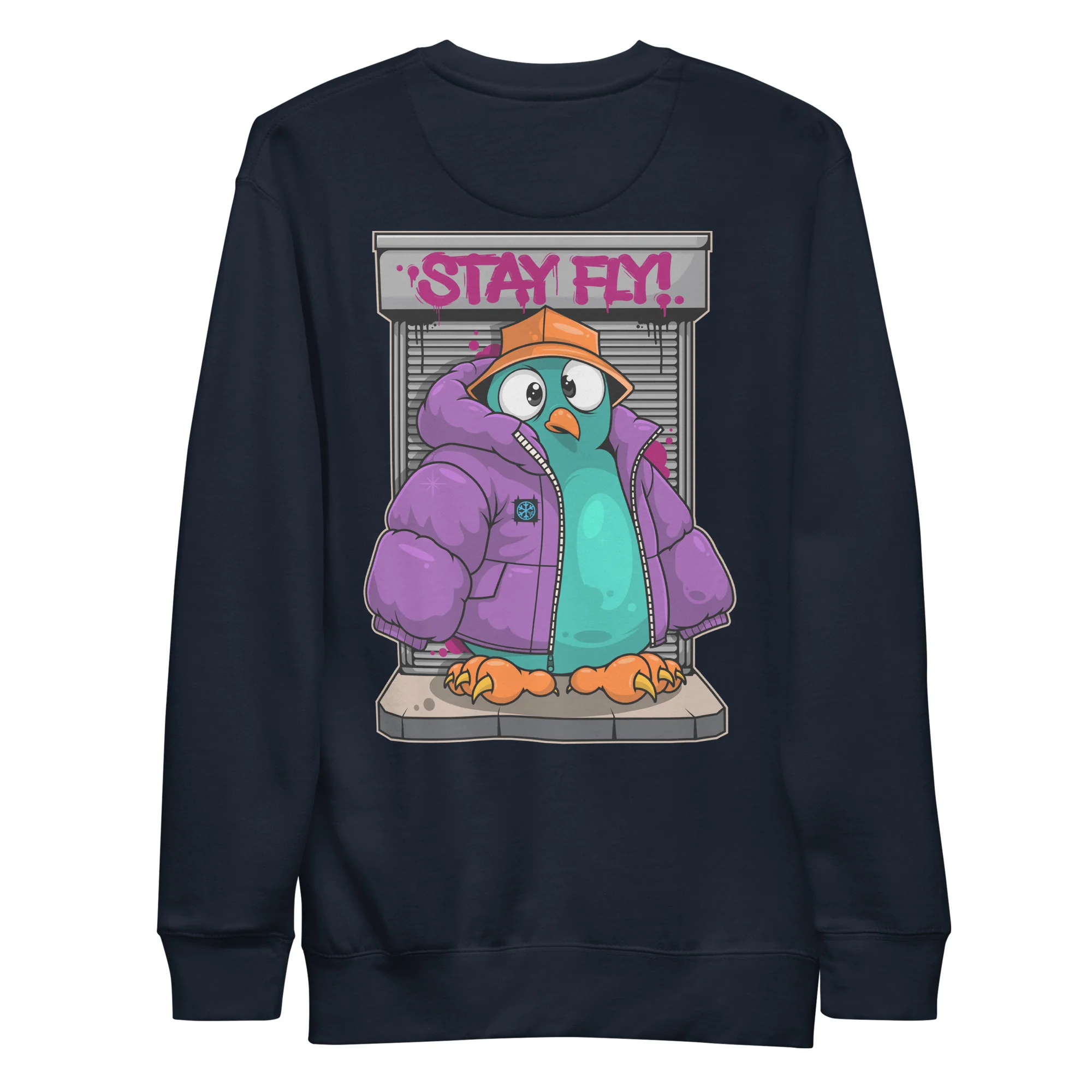 Stay Fly Graffiti Character Sweatshirt - Image 15