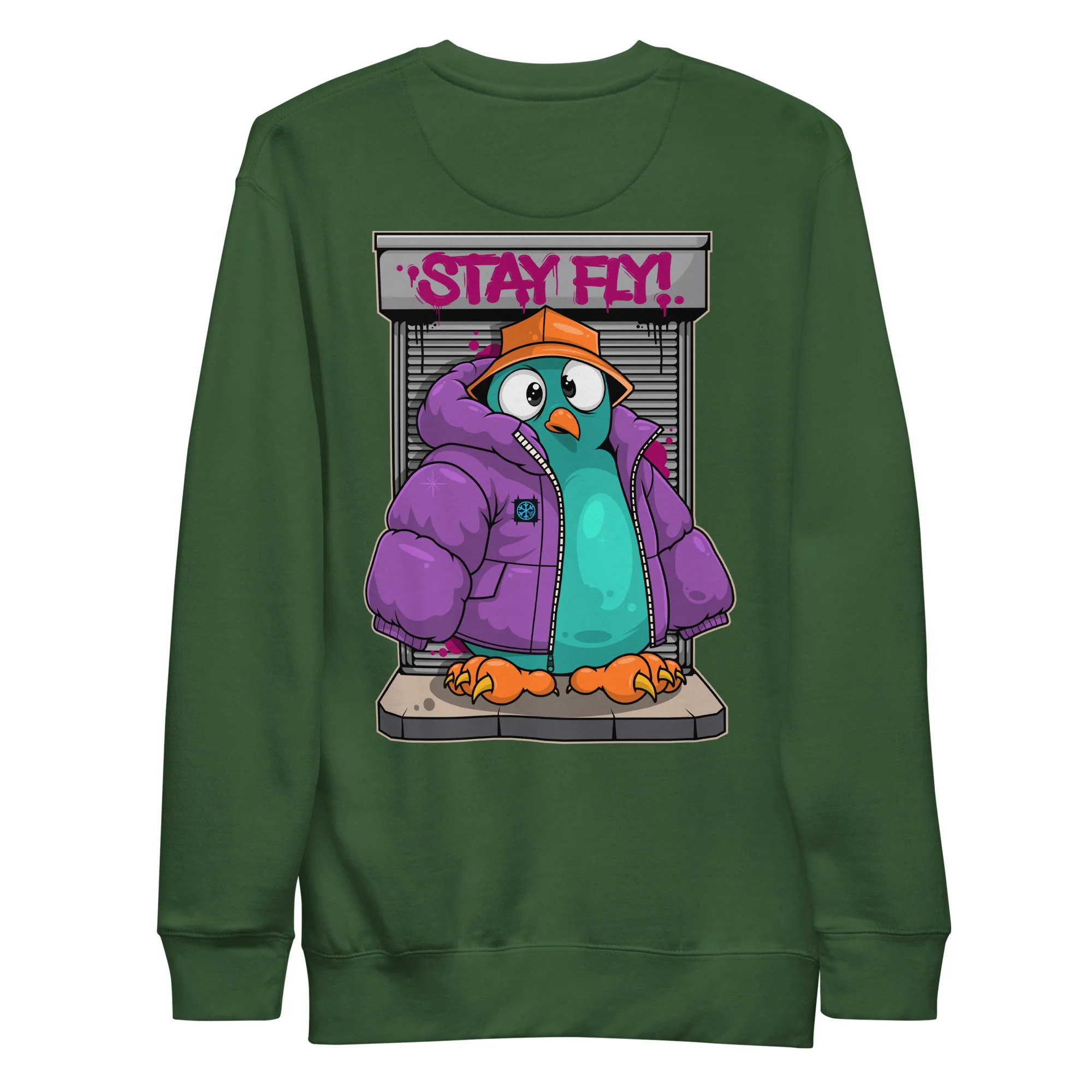 Stay Fly Graffiti Character Sweatshirt - Image 22