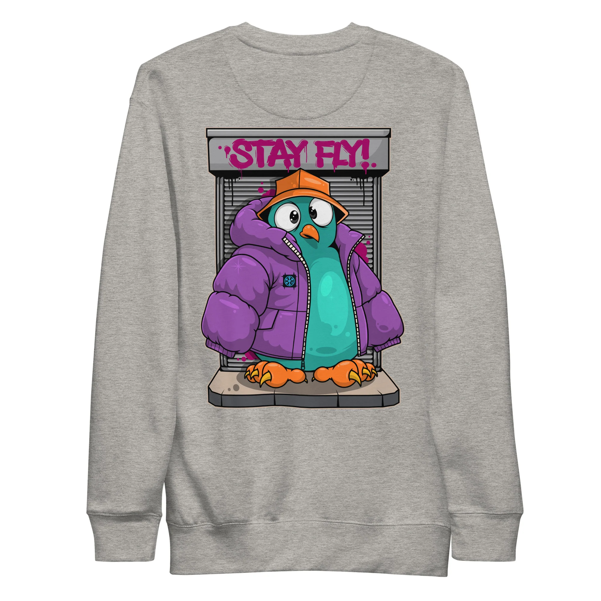 Stay Fly Graffiti Character Sweatshirt - Image 29
