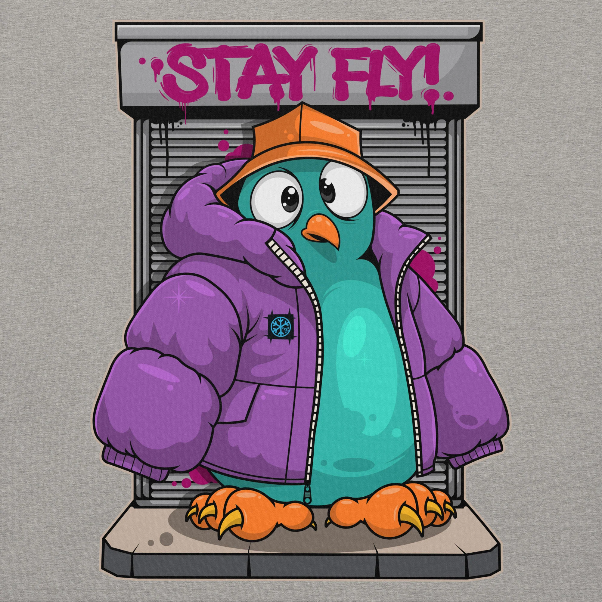 Stay Fly Graffiti Character Sweatshirt - Image 30