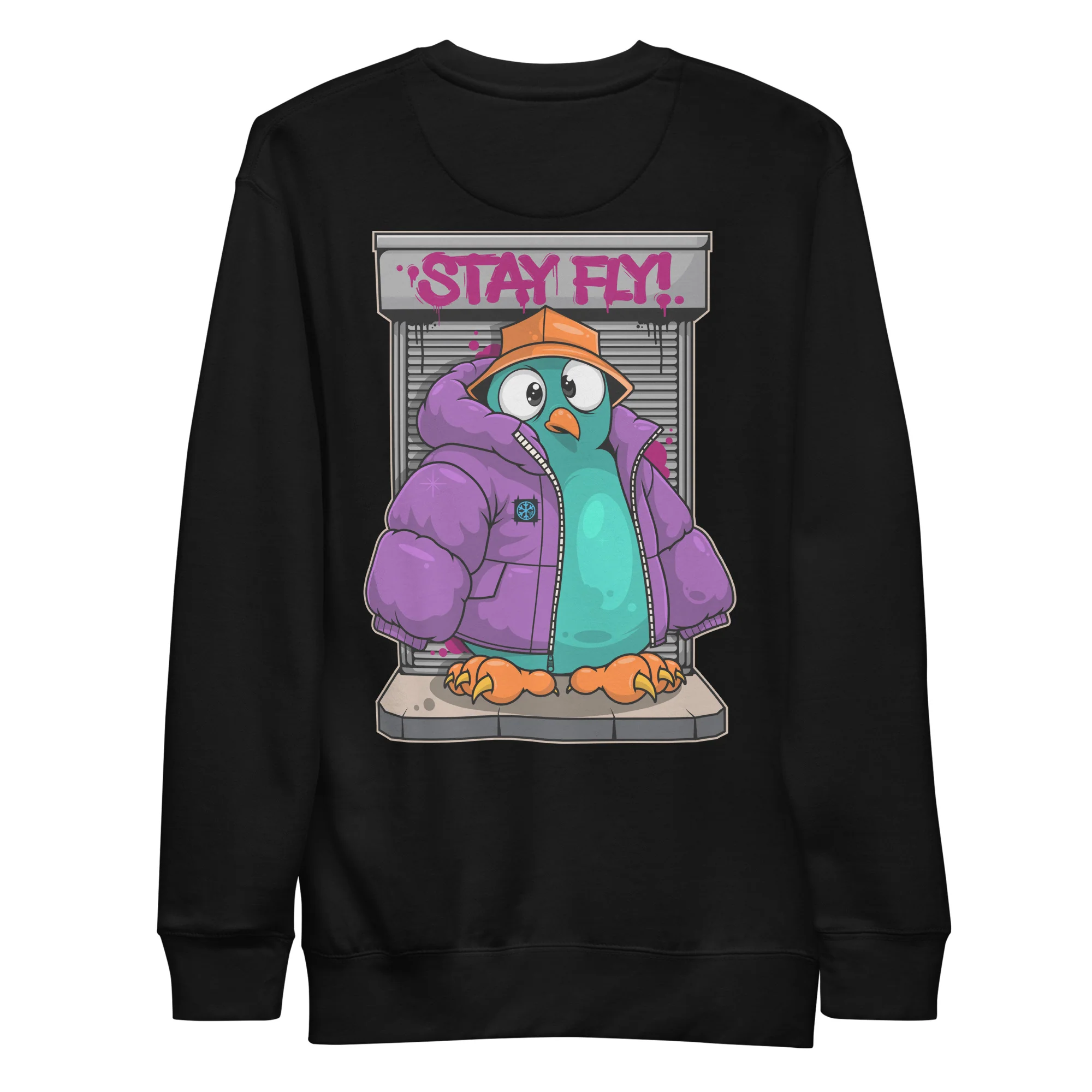 Stay Fly Graffiti Character Sweatshirt - Image 8