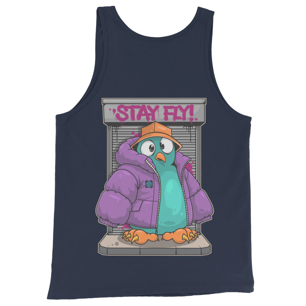 Stay Fly Graffiti Character Tank Top - Image 3