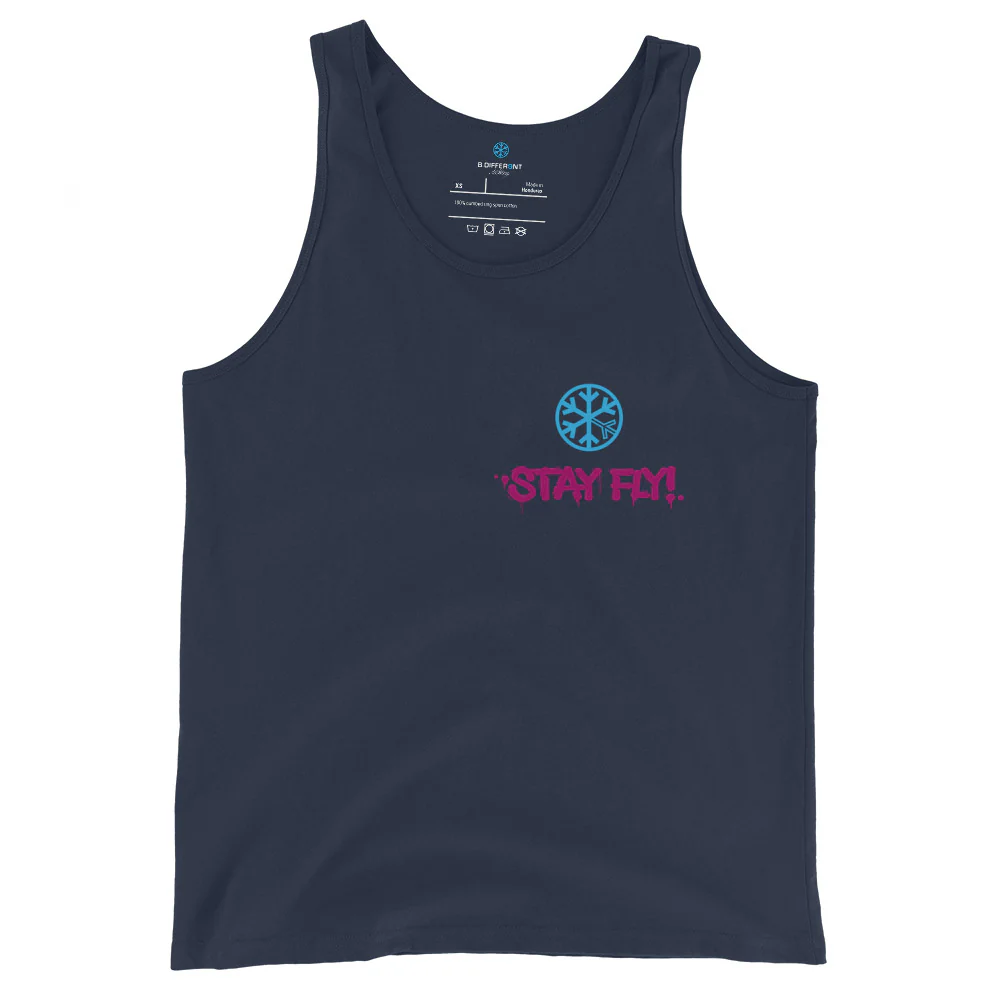 Stay Fly Graffiti Character Tank Top - Image 4
