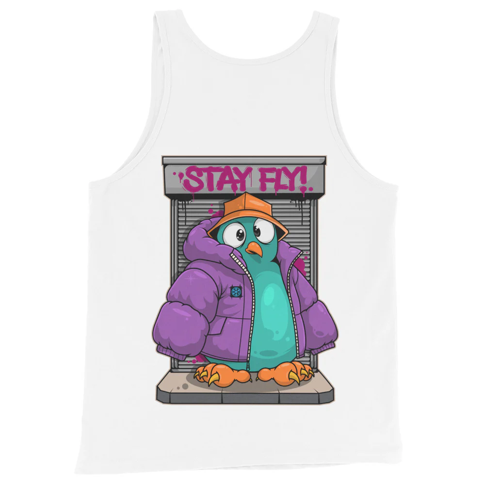 Stay Fly Graffiti Character Tank Top - Image 5