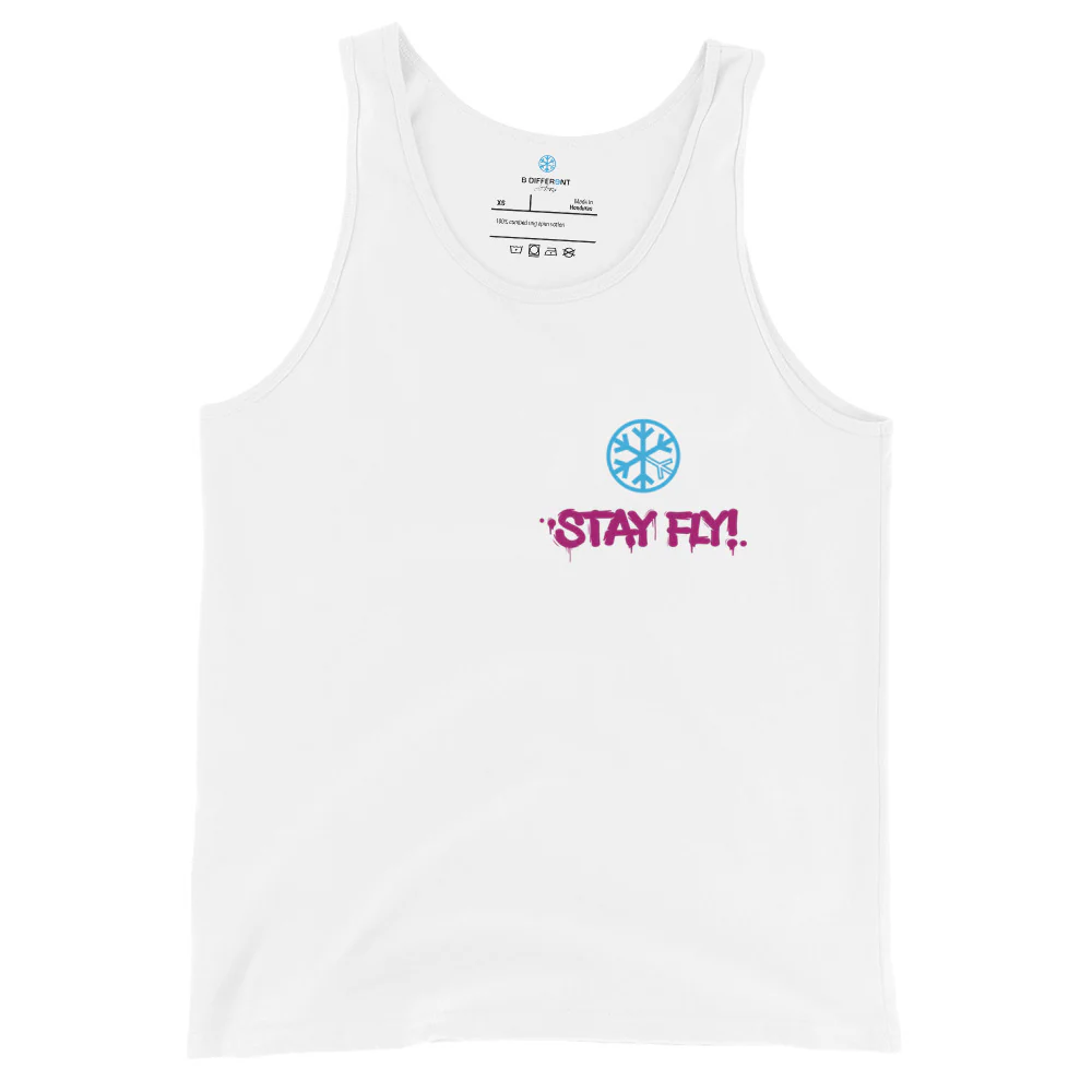 Stay Fly Graffiti Character Tank Top - Image 6