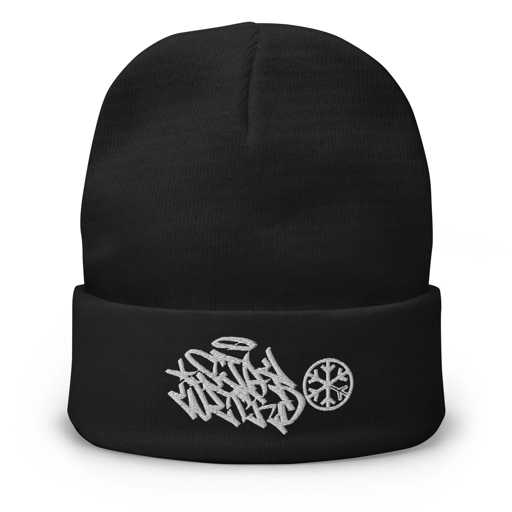 Stay Weird Graffiti Tag Beanie Hat - Image 3