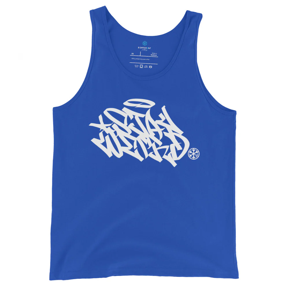 Stay Weird Graffiti Tag Tank Top - Image 11