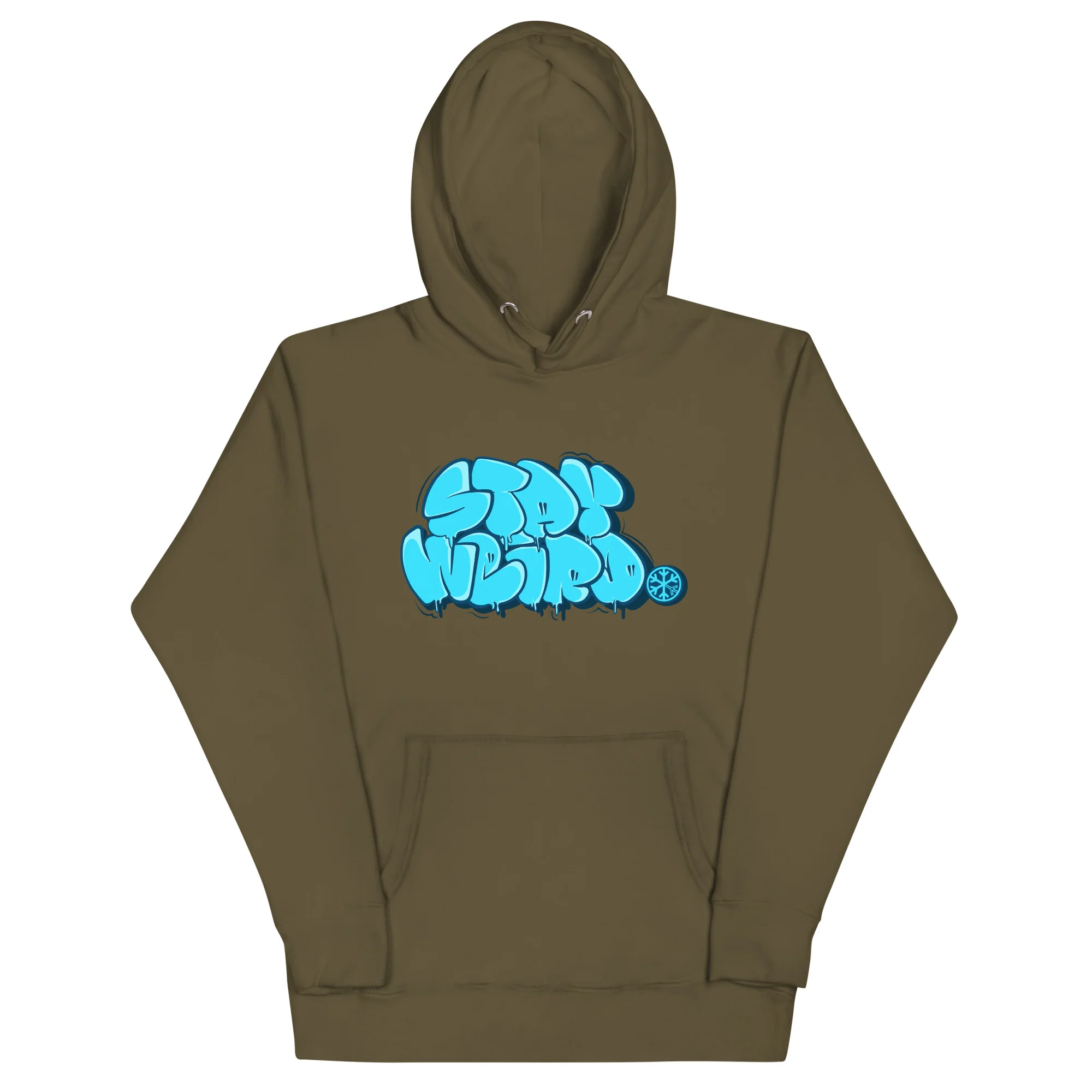 Stay Weird Graffiti Throw-up Hoodie - Image 19