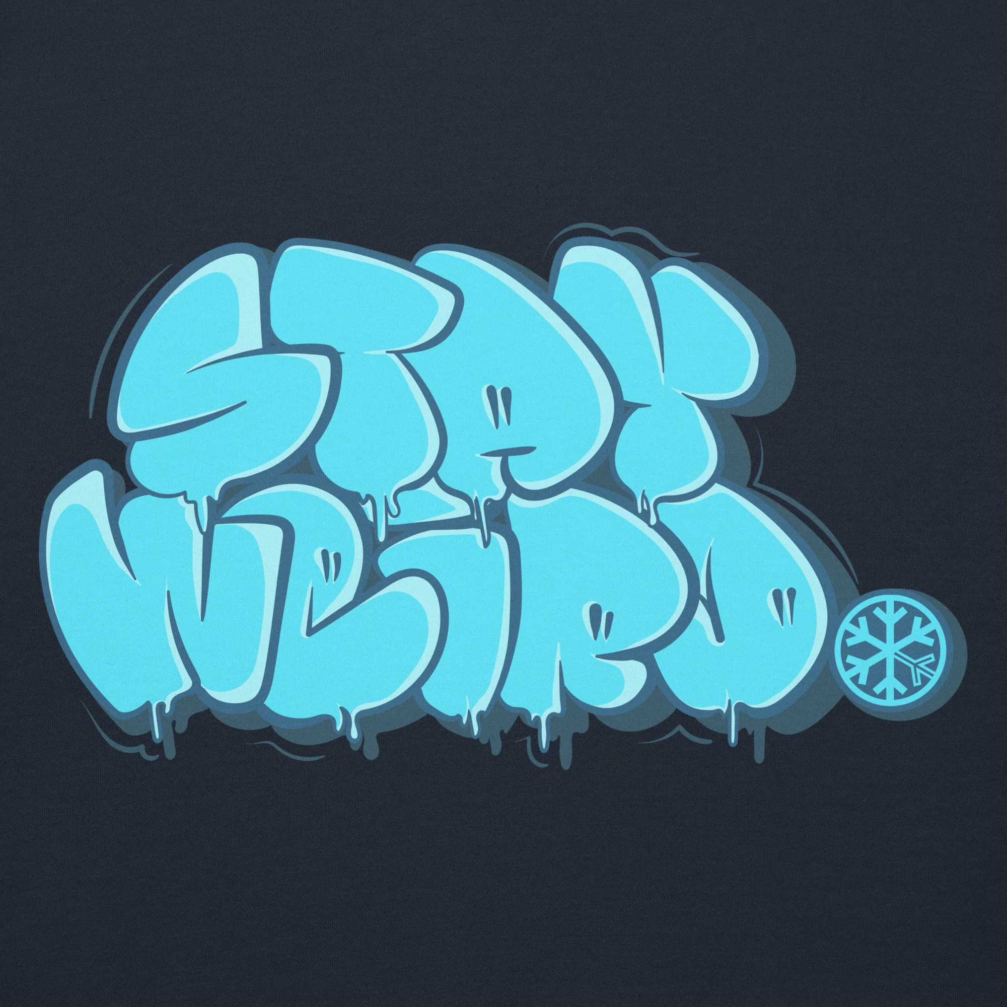 Stay Weird Graffiti Throw-up Hoodie - Image 8