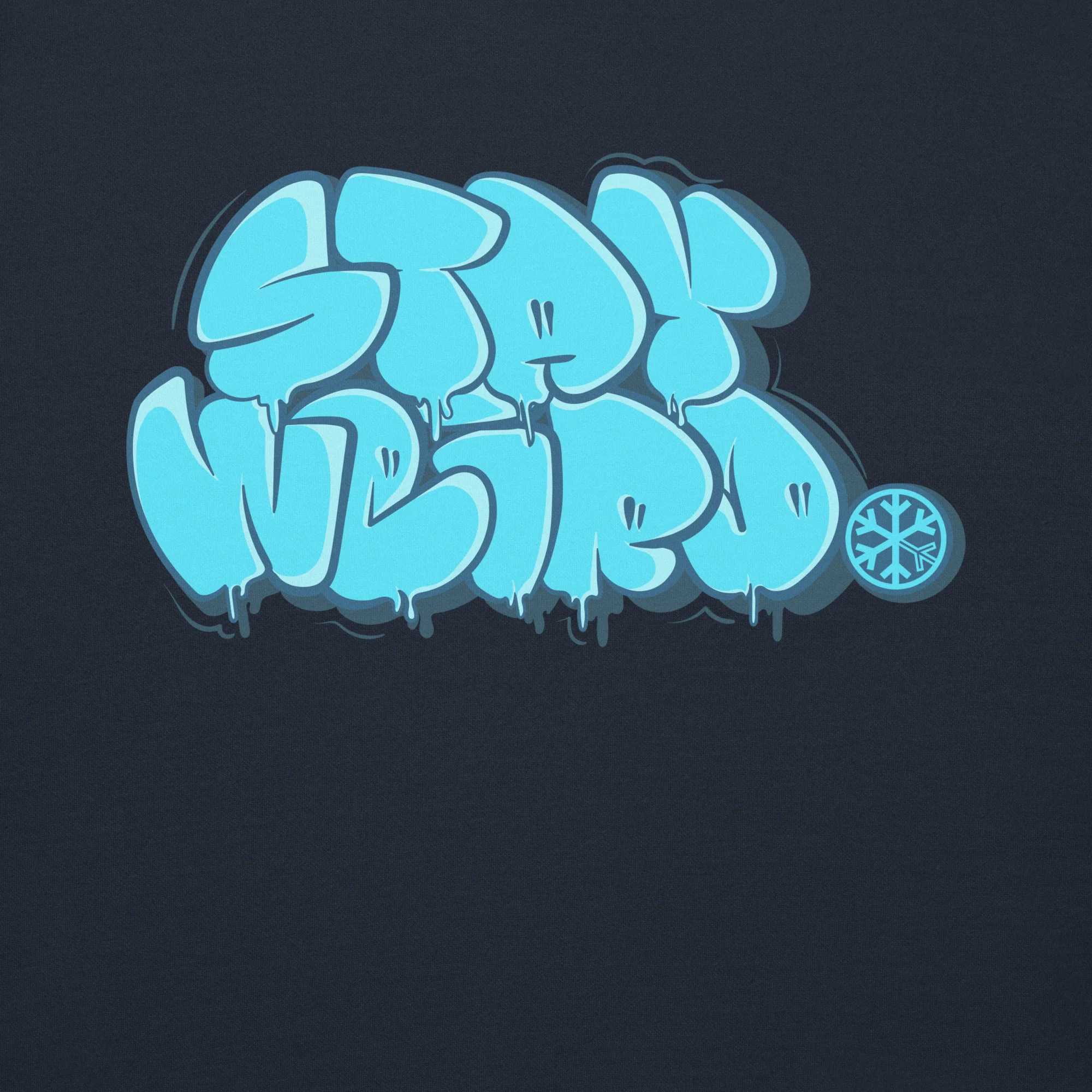 Stay Weird Graffiti Throw-up Sweatshirt - Image 15