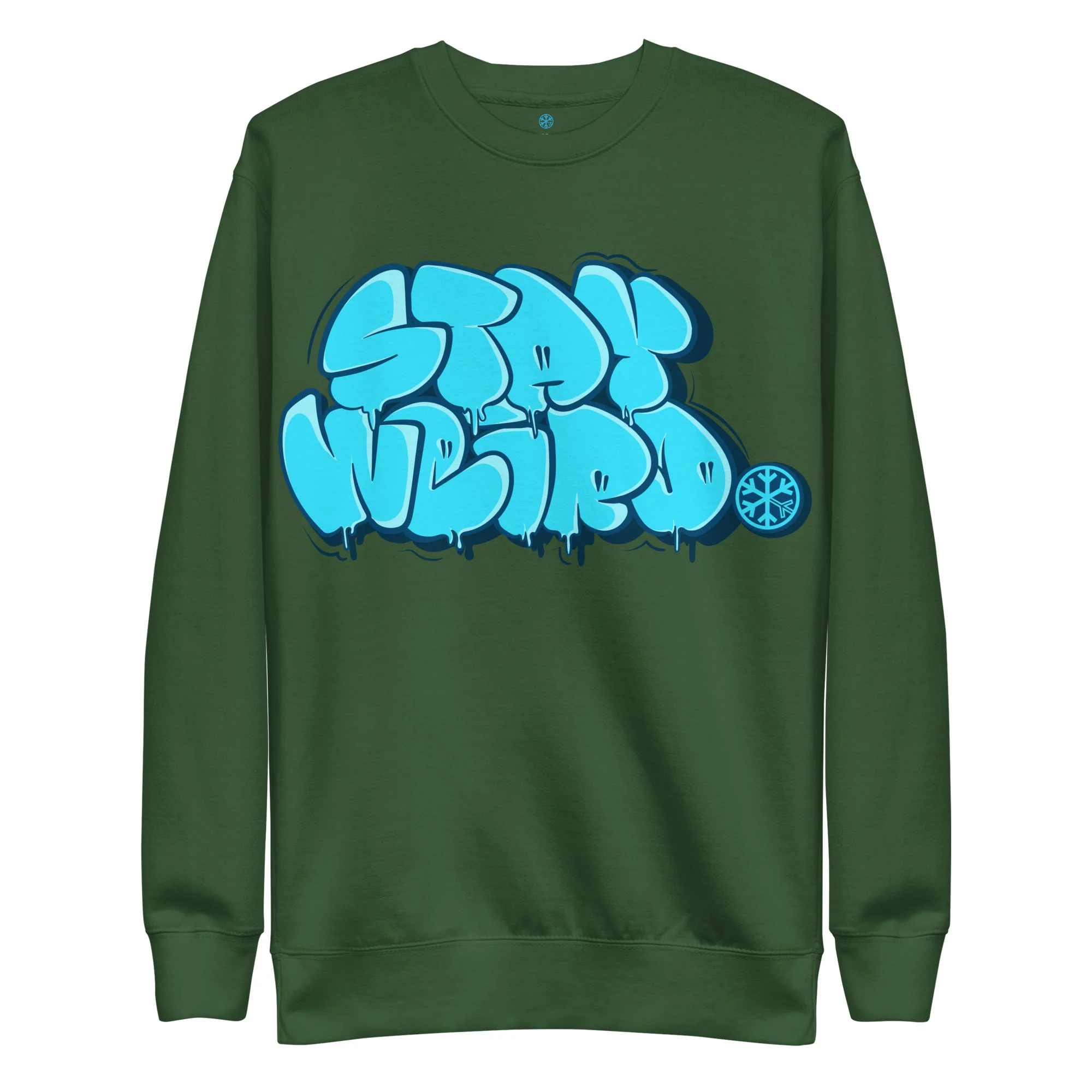Stay Weird Graffiti Throw-up Sweatshirt - Image 19