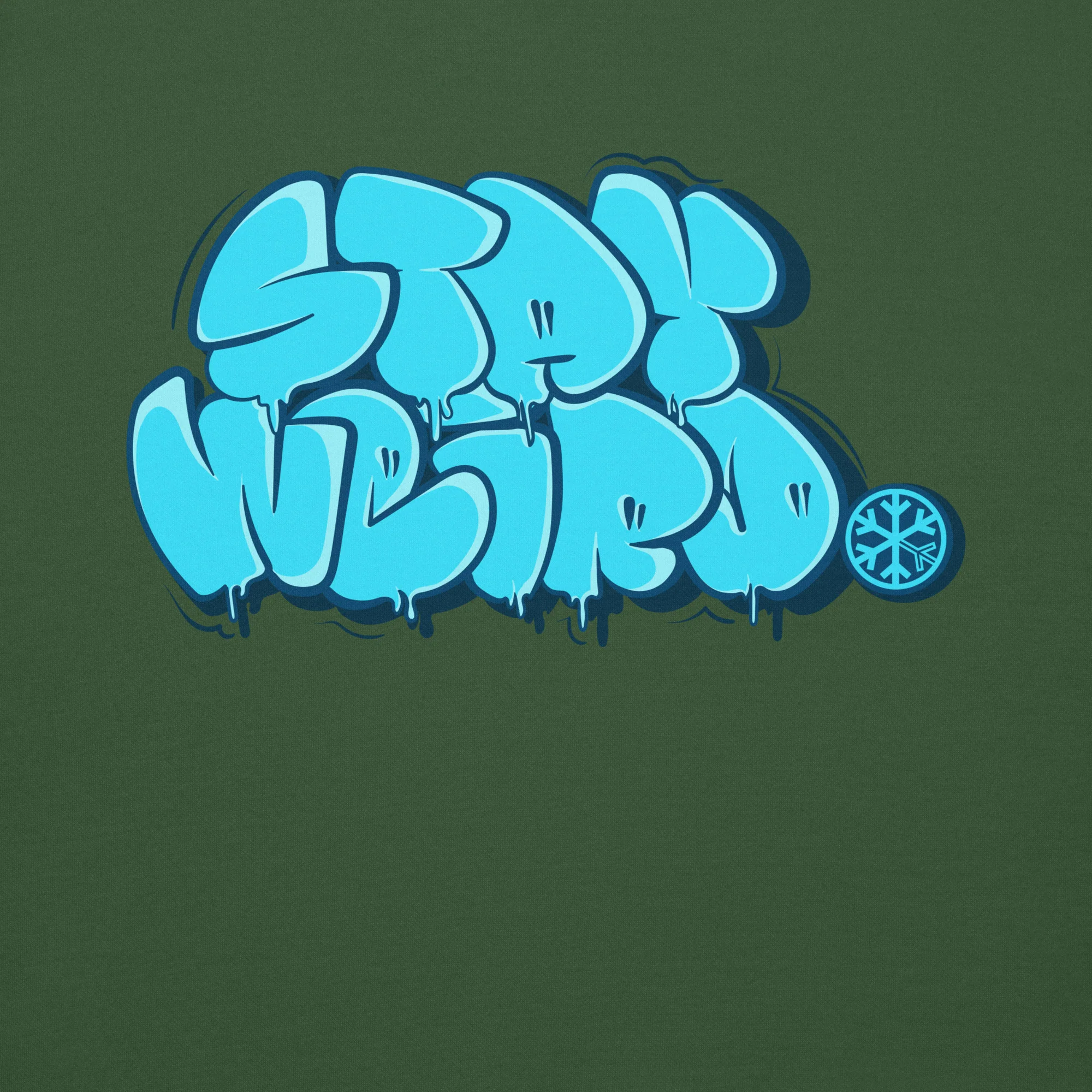 Stay Weird Graffiti Throw-up Sweatshirt - Image 20