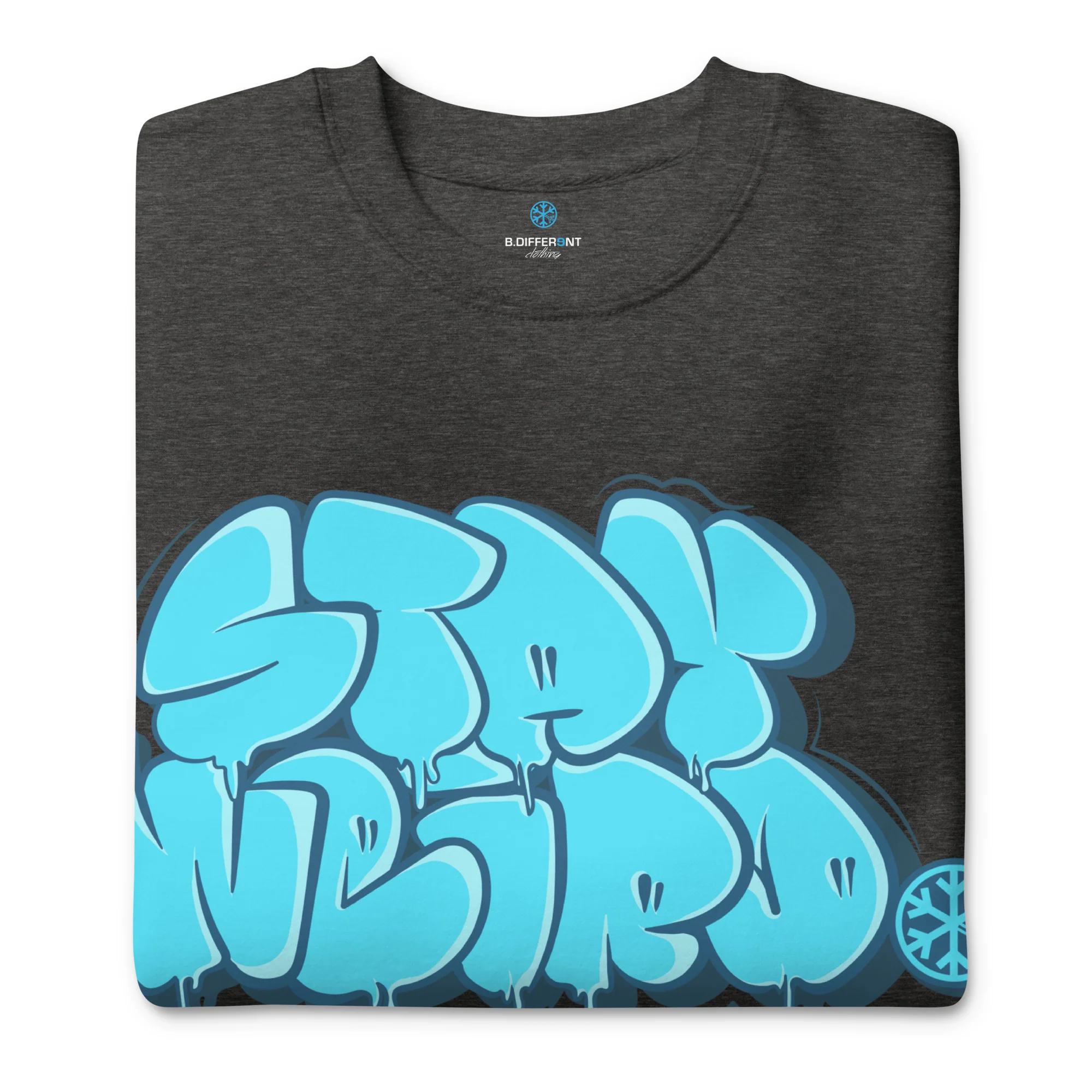 Stay Weird Graffiti Throw-up Sweatshirt - Image 3