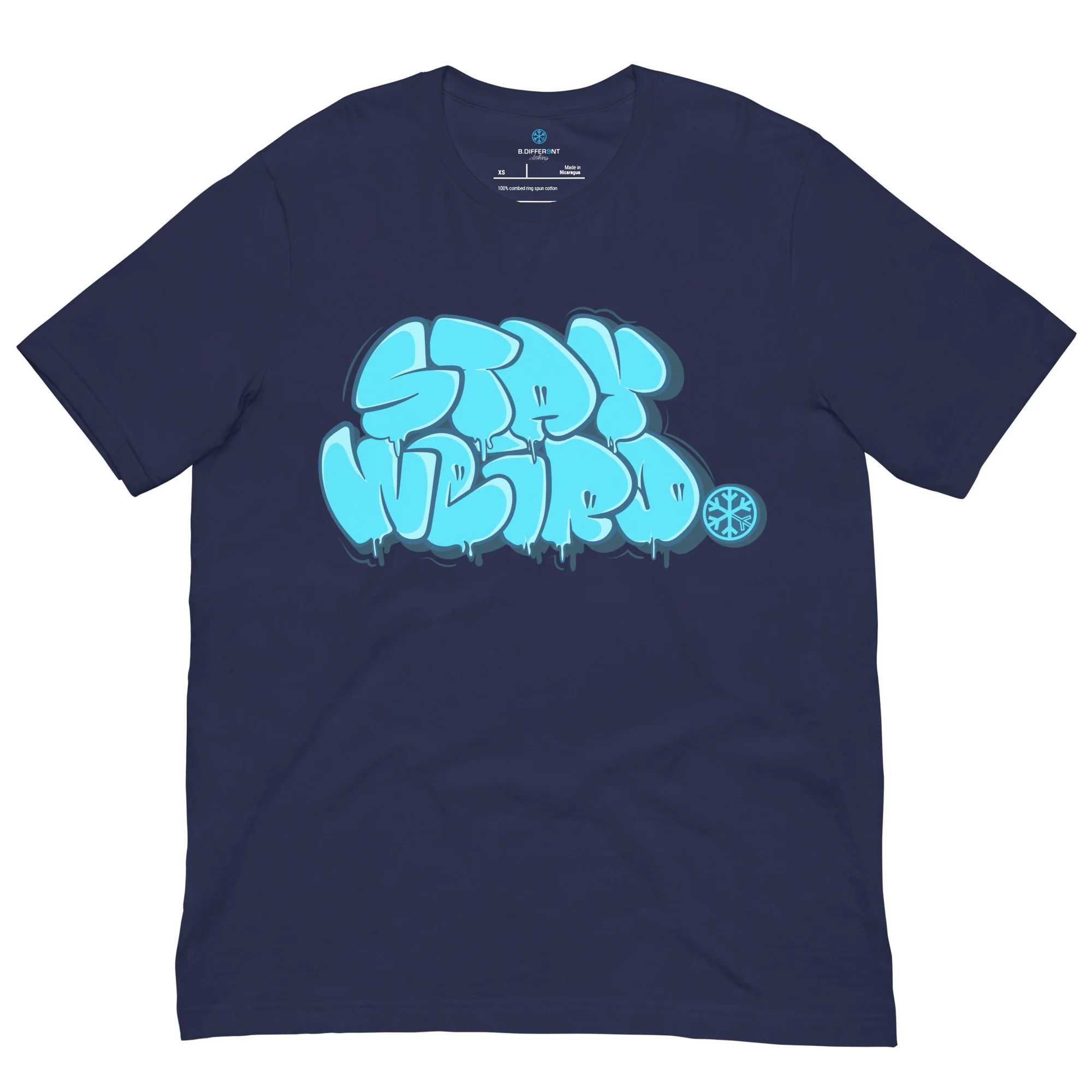 Stay Weird Graffiti Throw-up Tee - Image 13