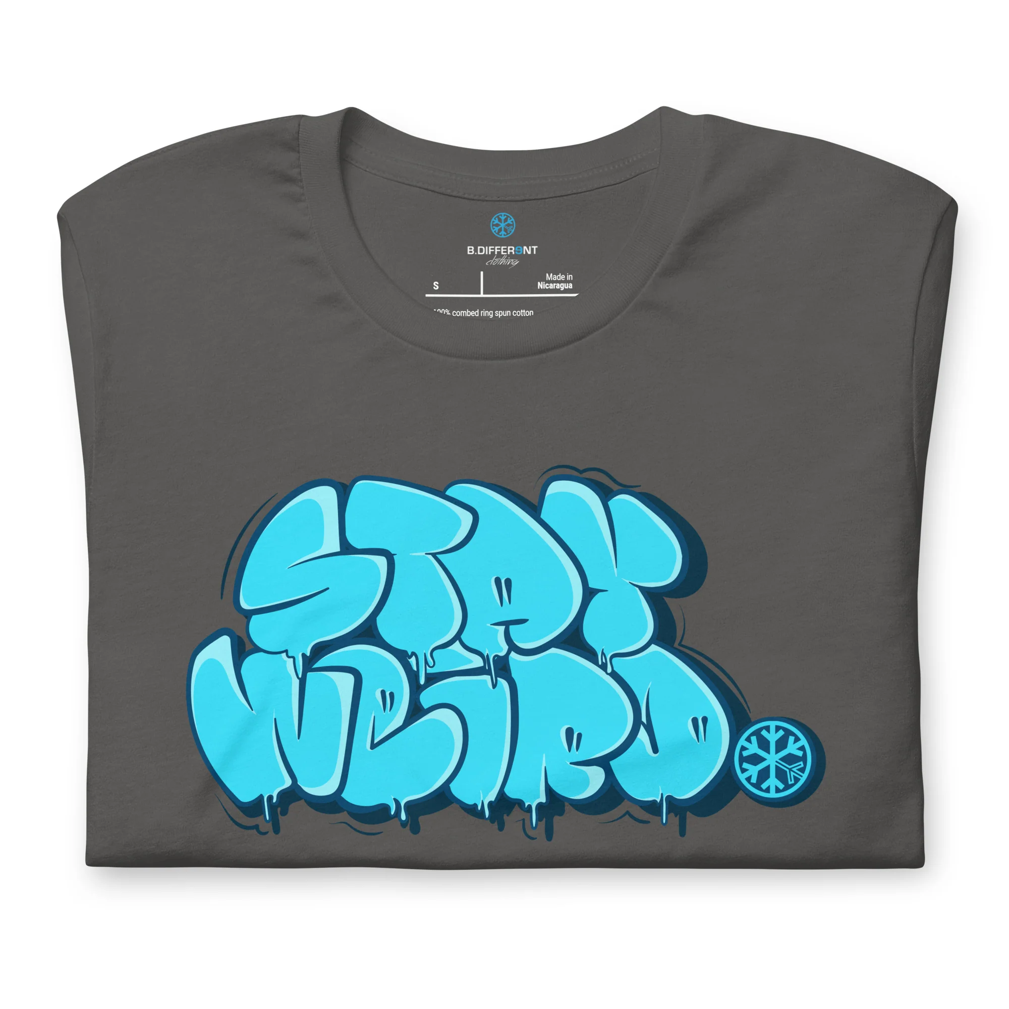 Stay Weird Graffiti Throw-up Tee - Image 27
