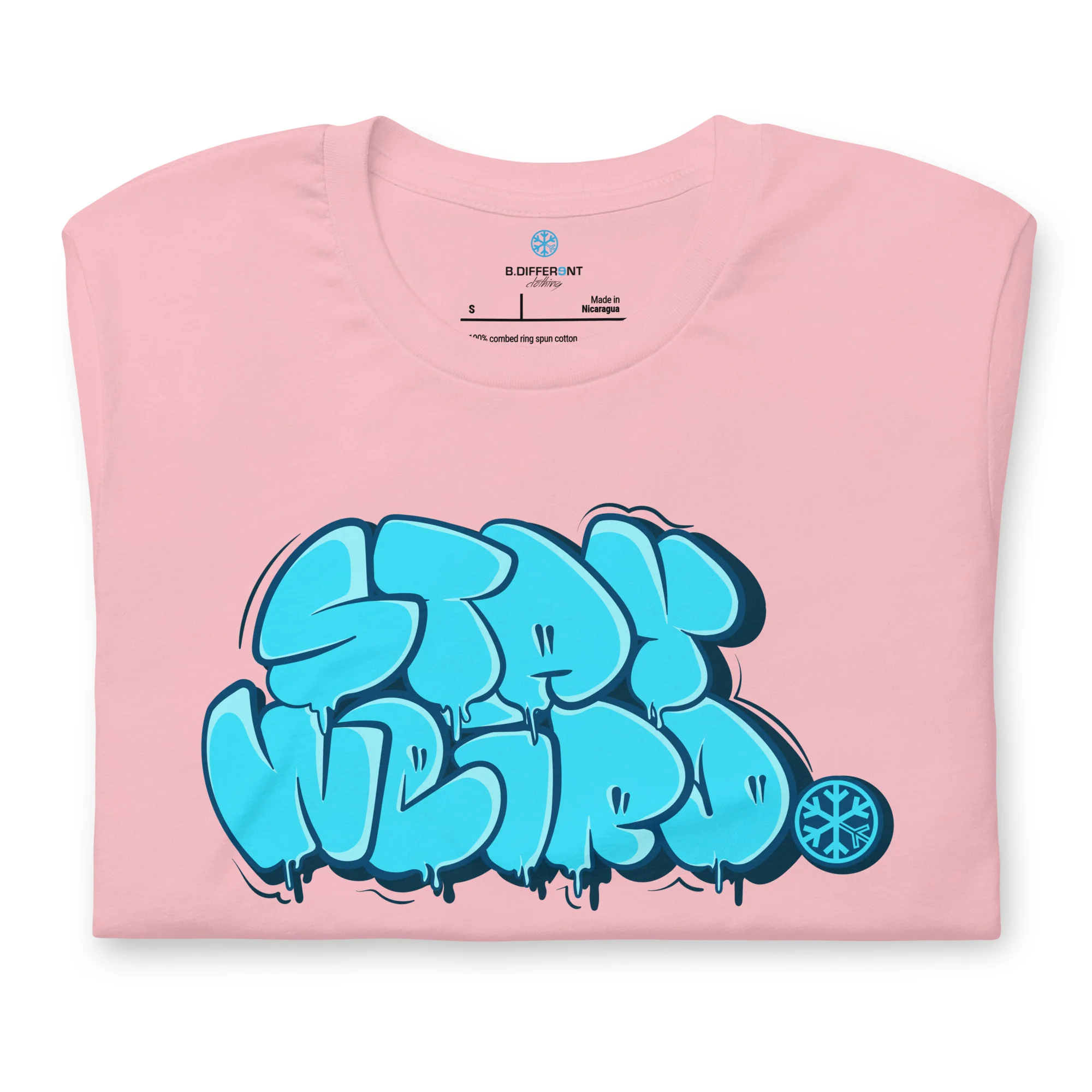Stay Weird Graffiti Throw-up Tee - Image 33