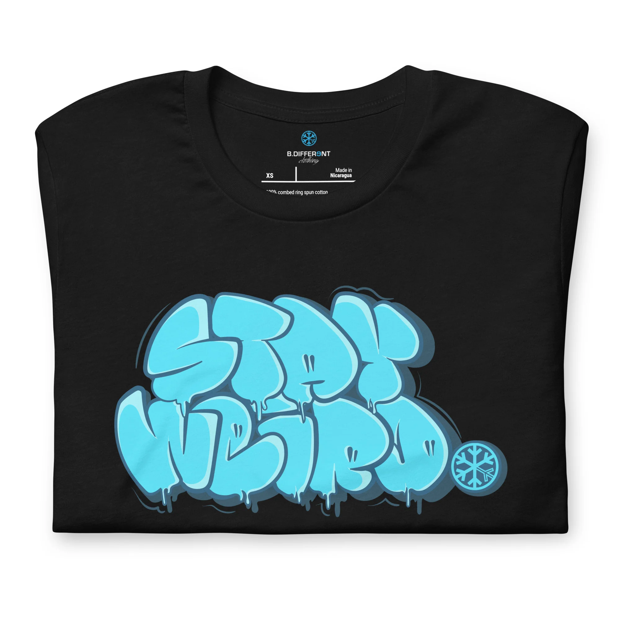 Stay Weird Graffiti Throw-up Tee - Image 9