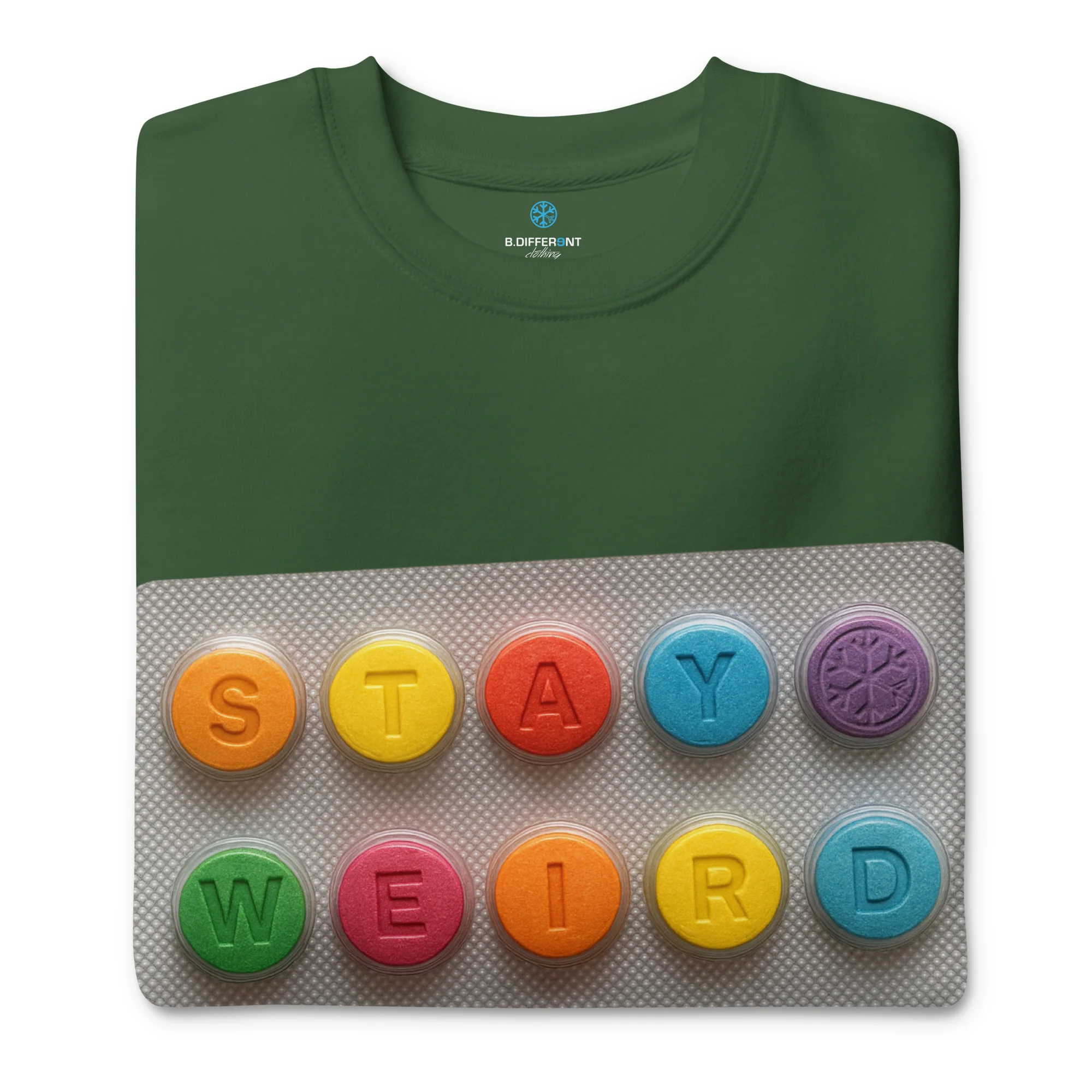 Stay Weird Pills Sweatshirt - Image 28