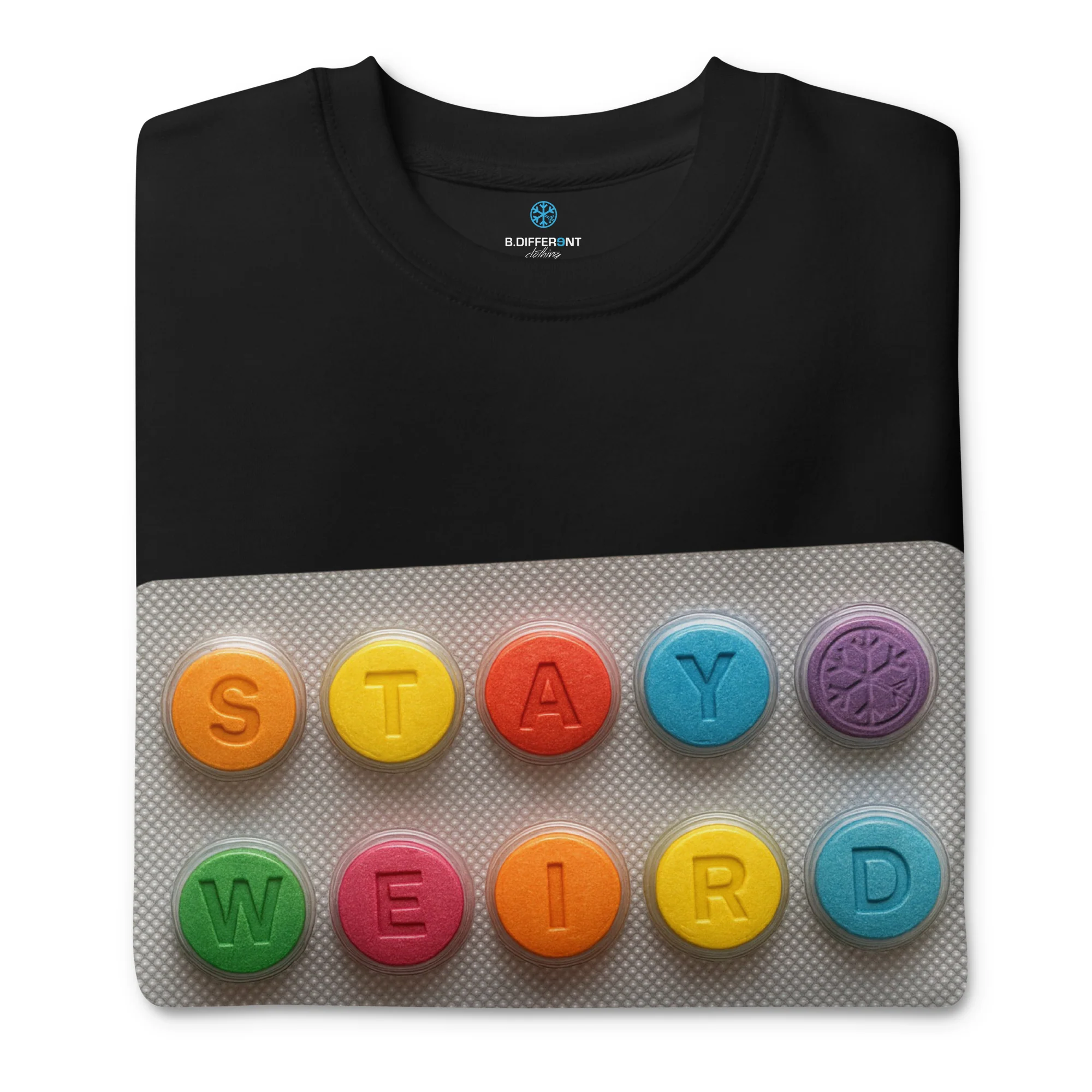 Stay Weird Pills Sweatshirt - Image 4