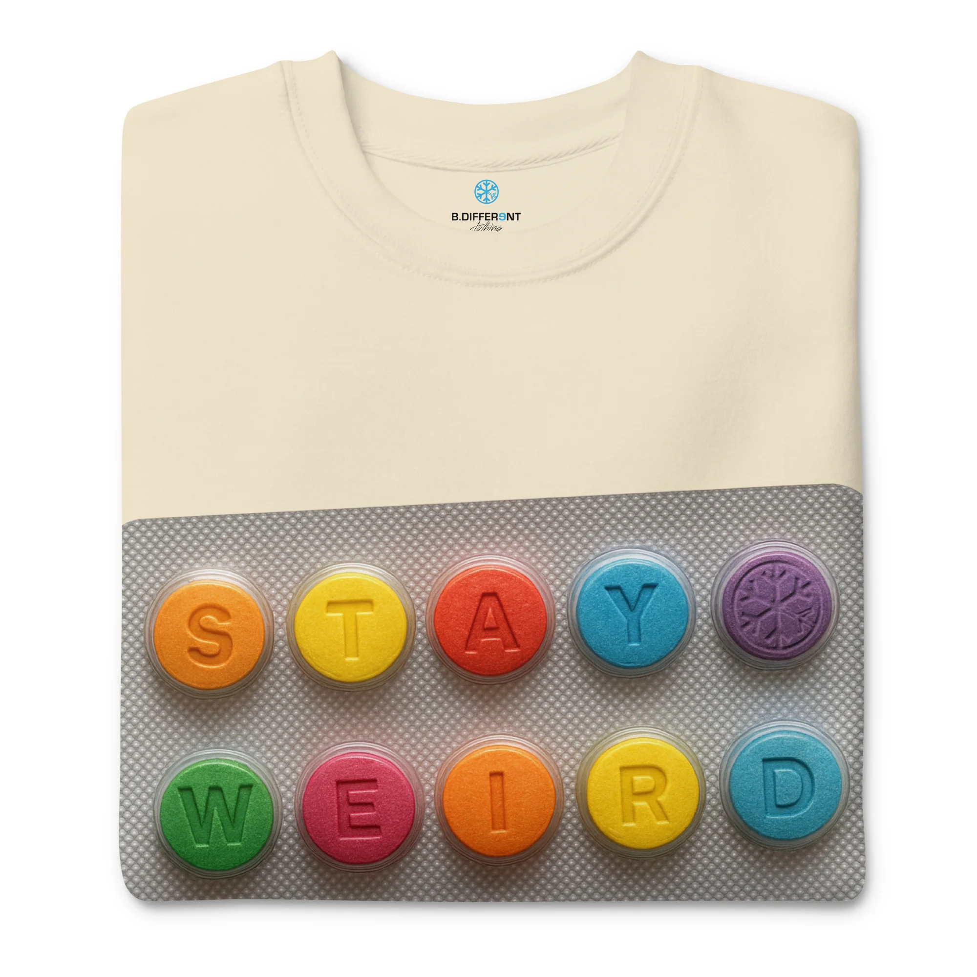 Stay Weird Pills Sweatshirt - Image 46
