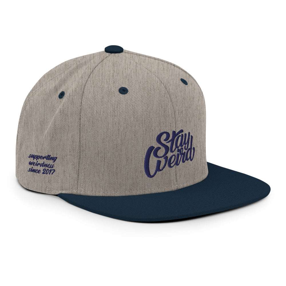 Stay Weird Snapback Hat - Image 3
