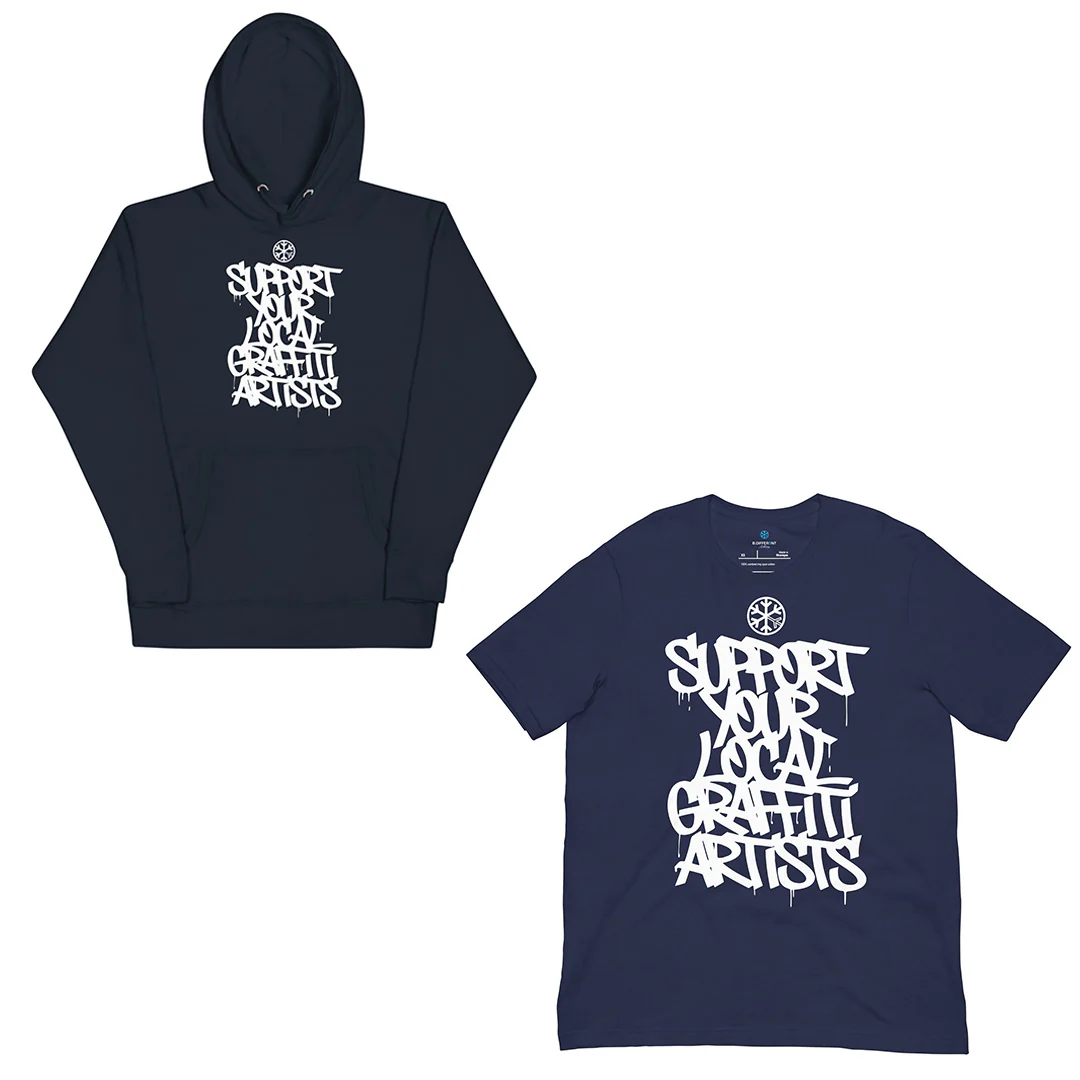 Support Your Local Graffiti Artists Bundle (Hoodie+ Tee) - Image 3
