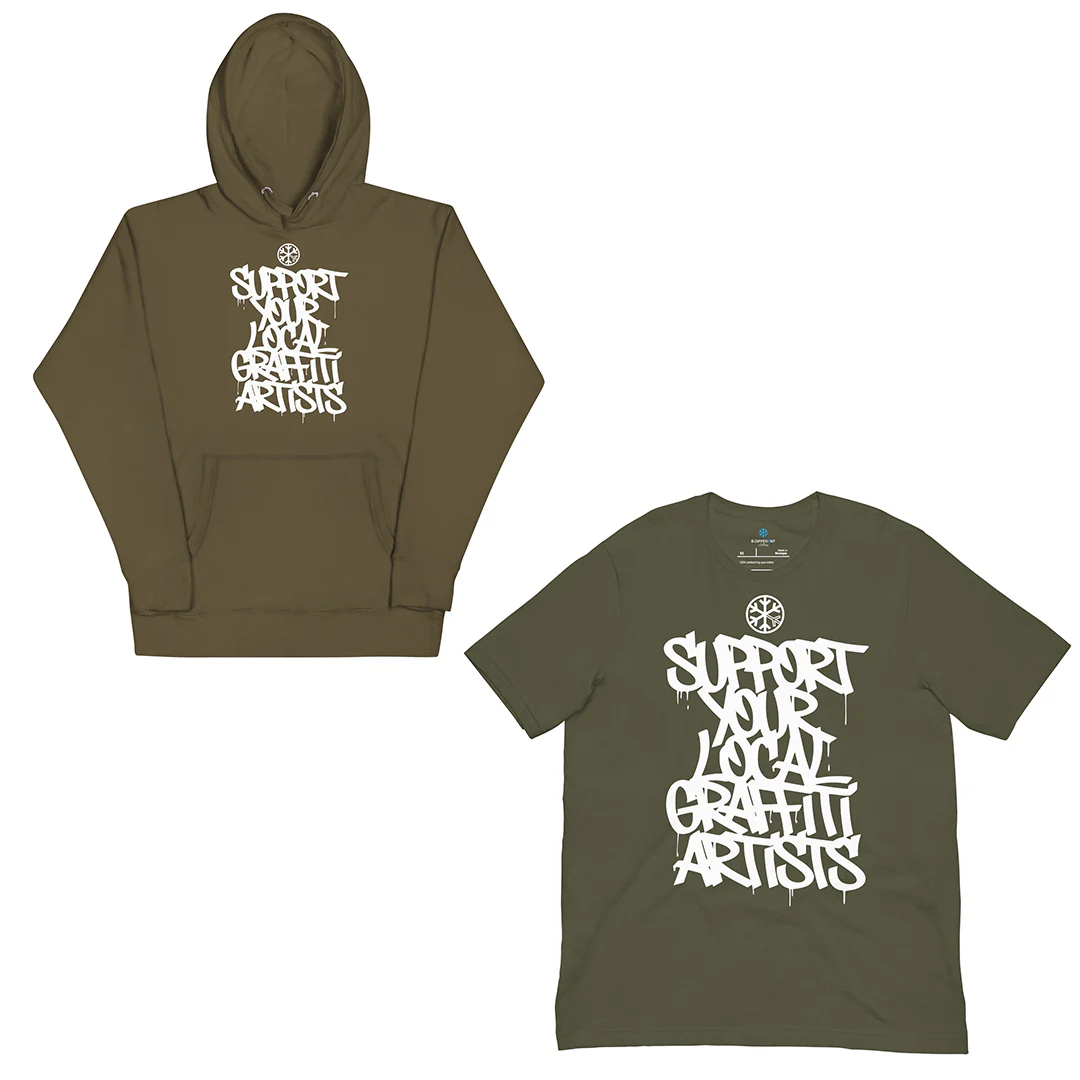 Support Your Local Graffiti Artists Bundle (Hoodie+ Tee) - Image 4