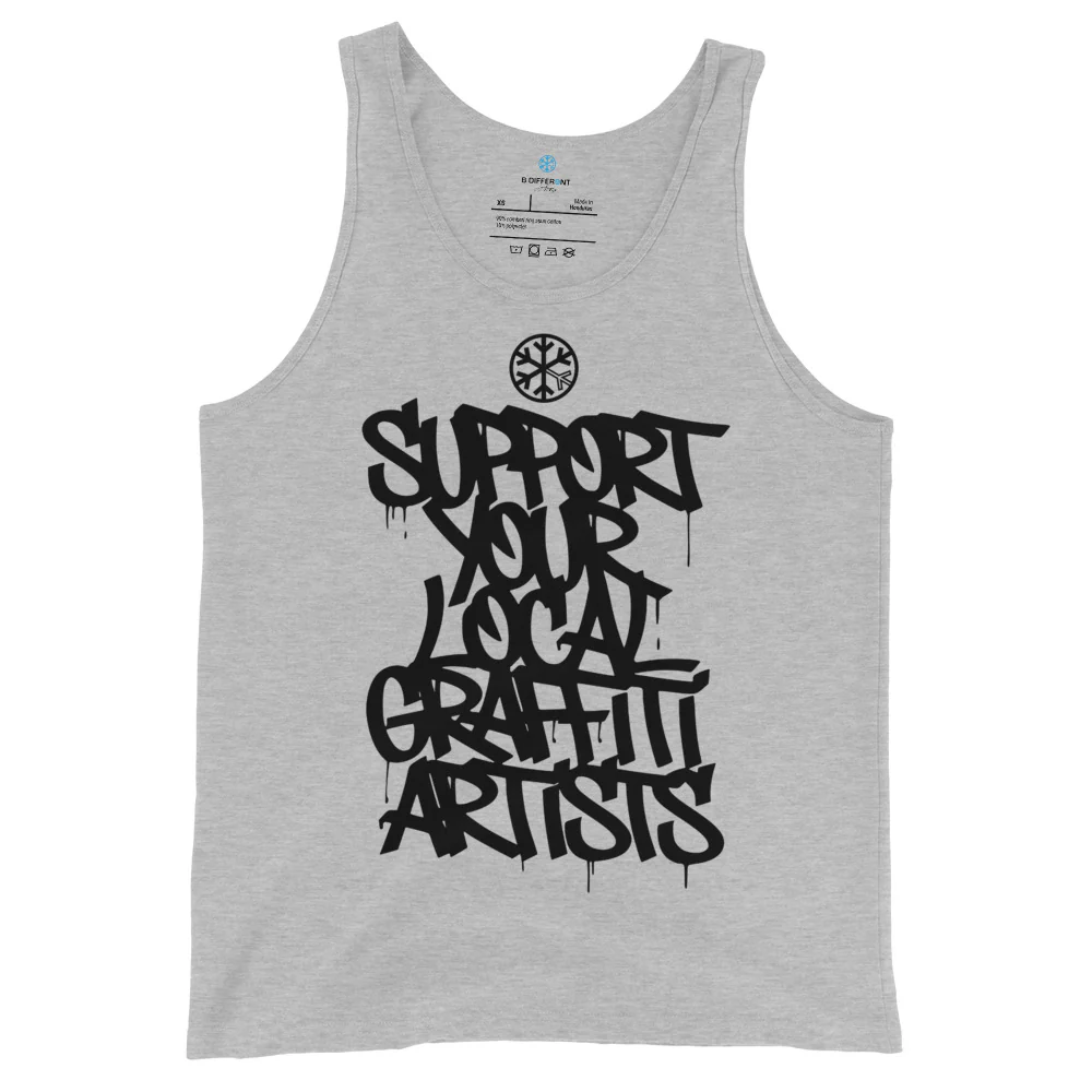 Support Your Local Graffiti Artists Tank Top - Image 11