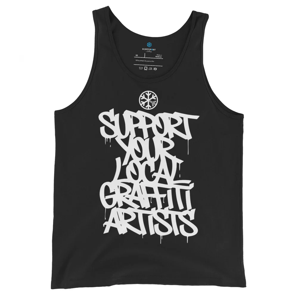 Support Your Local Graffiti Artists Tank Top - Image 3