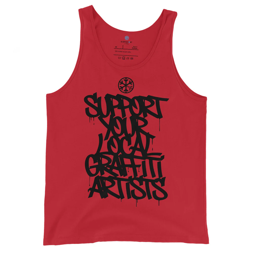 Support Your Local Graffiti Artists Tank Top - Image 9