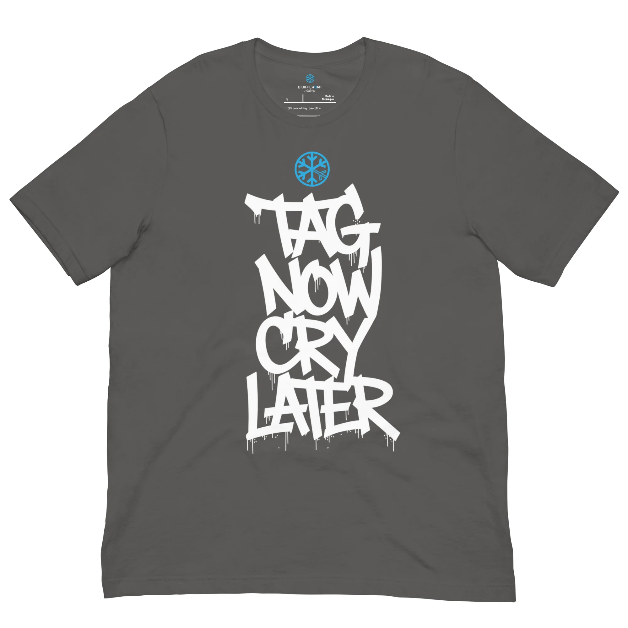 Tag Now Cry Later Graffiti Tag Tee - Image 14