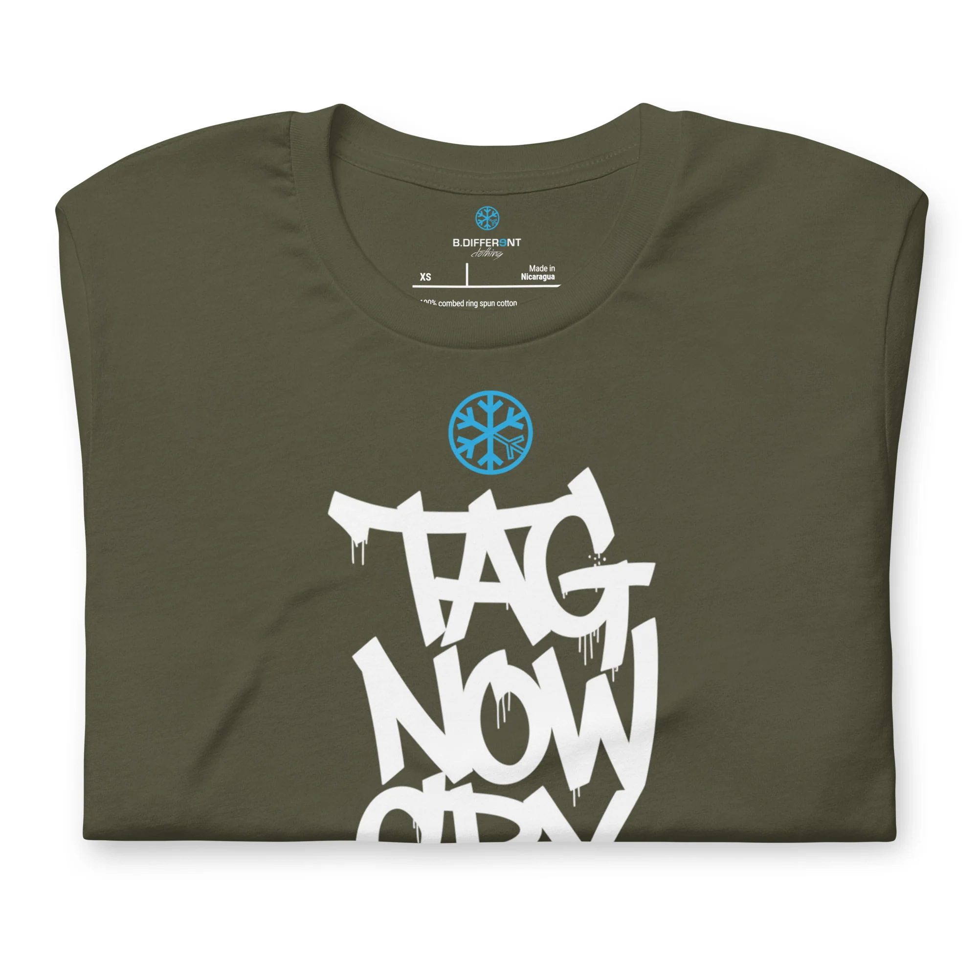 Tag Now Cry Later Graffiti Tag Tee - Image 22