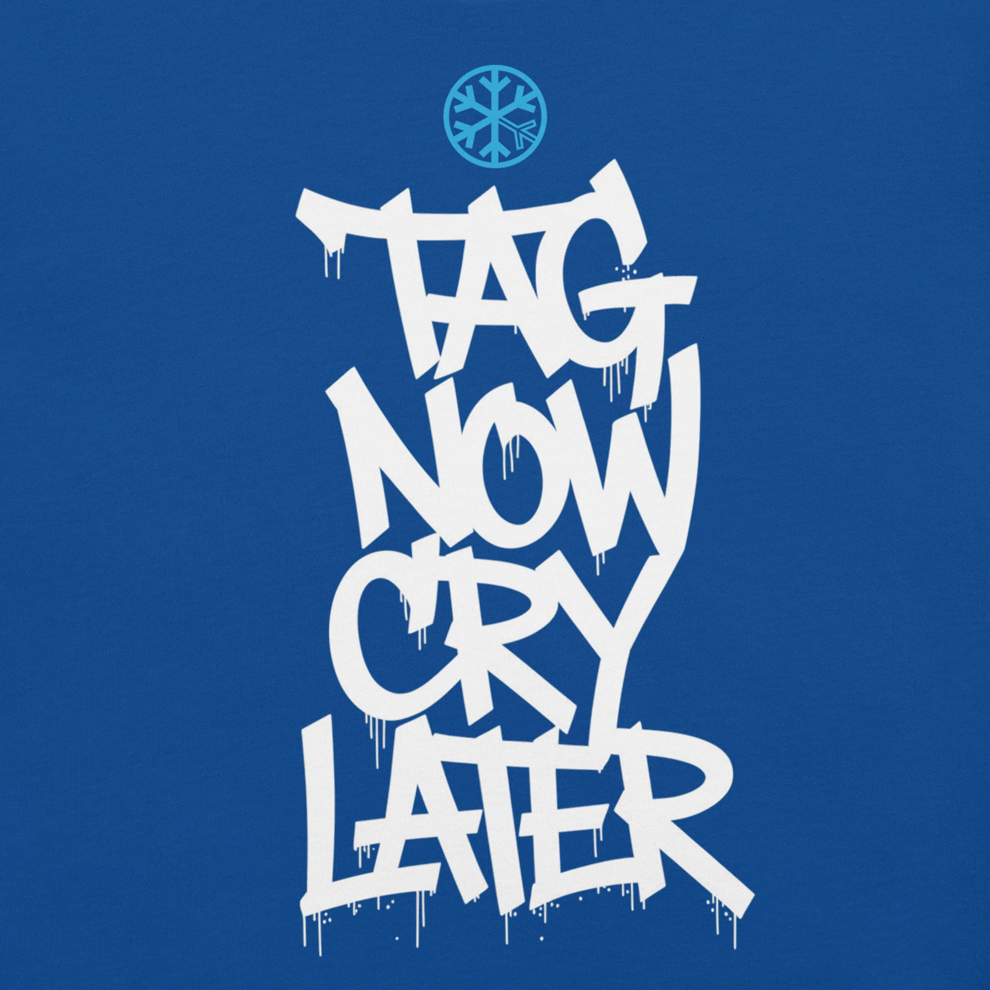 Tag Now Cry Later Graffiti Tag Tee - Image 3