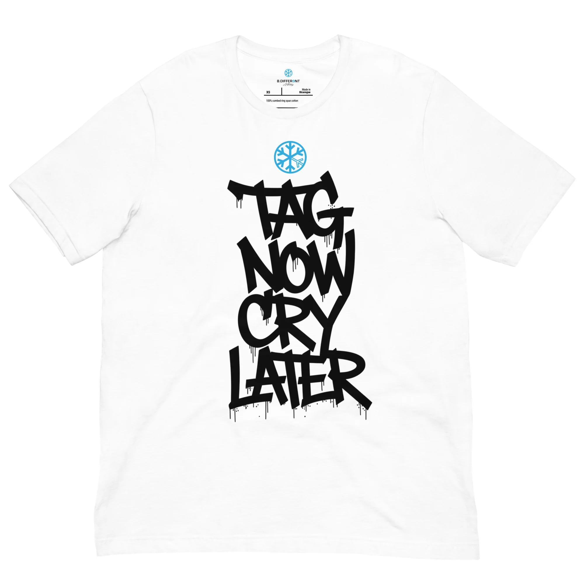 Tag Now Cry Later Graffiti Tag Tee - Image 38
