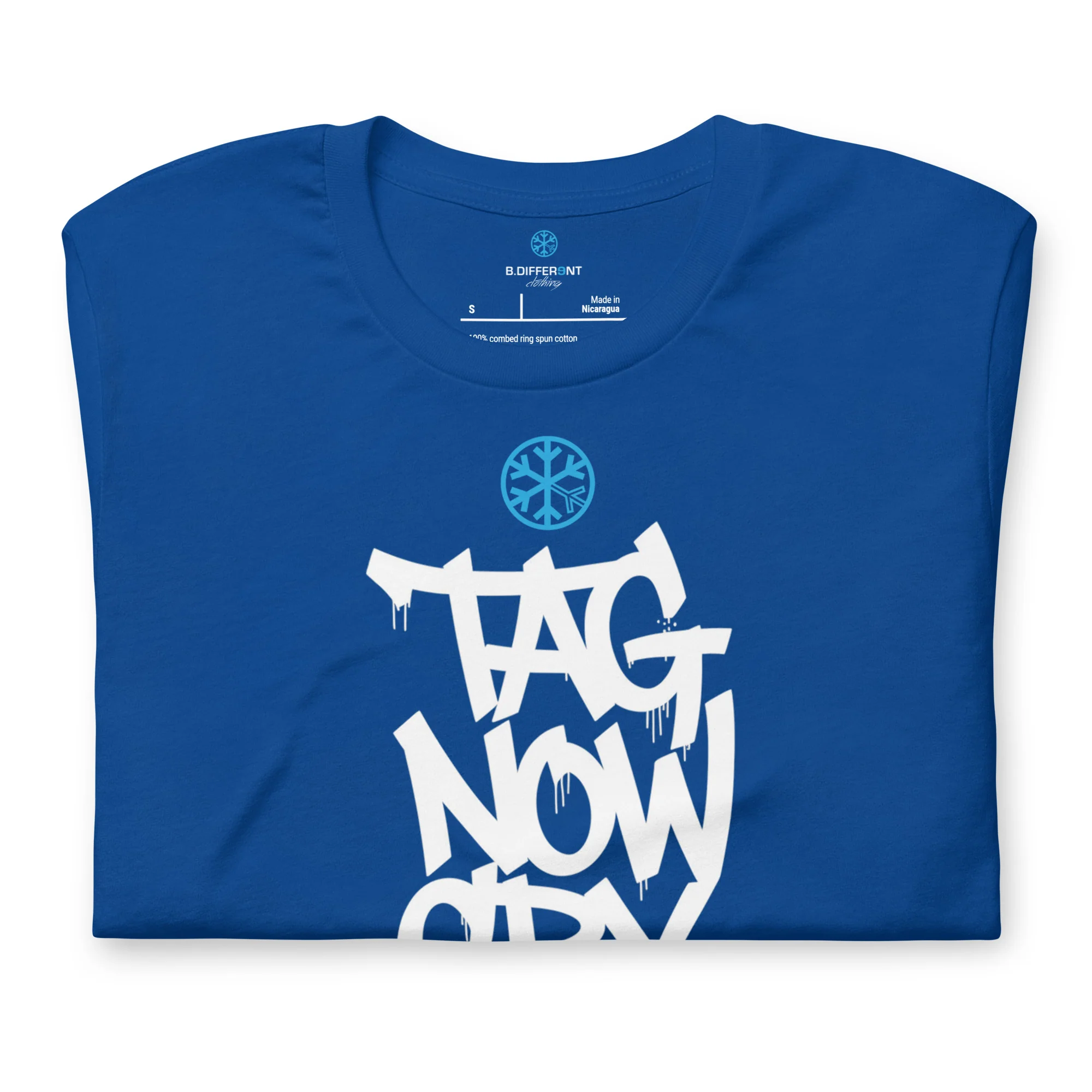 Tag Now Cry Later Graffiti Tag Tee - Image 4