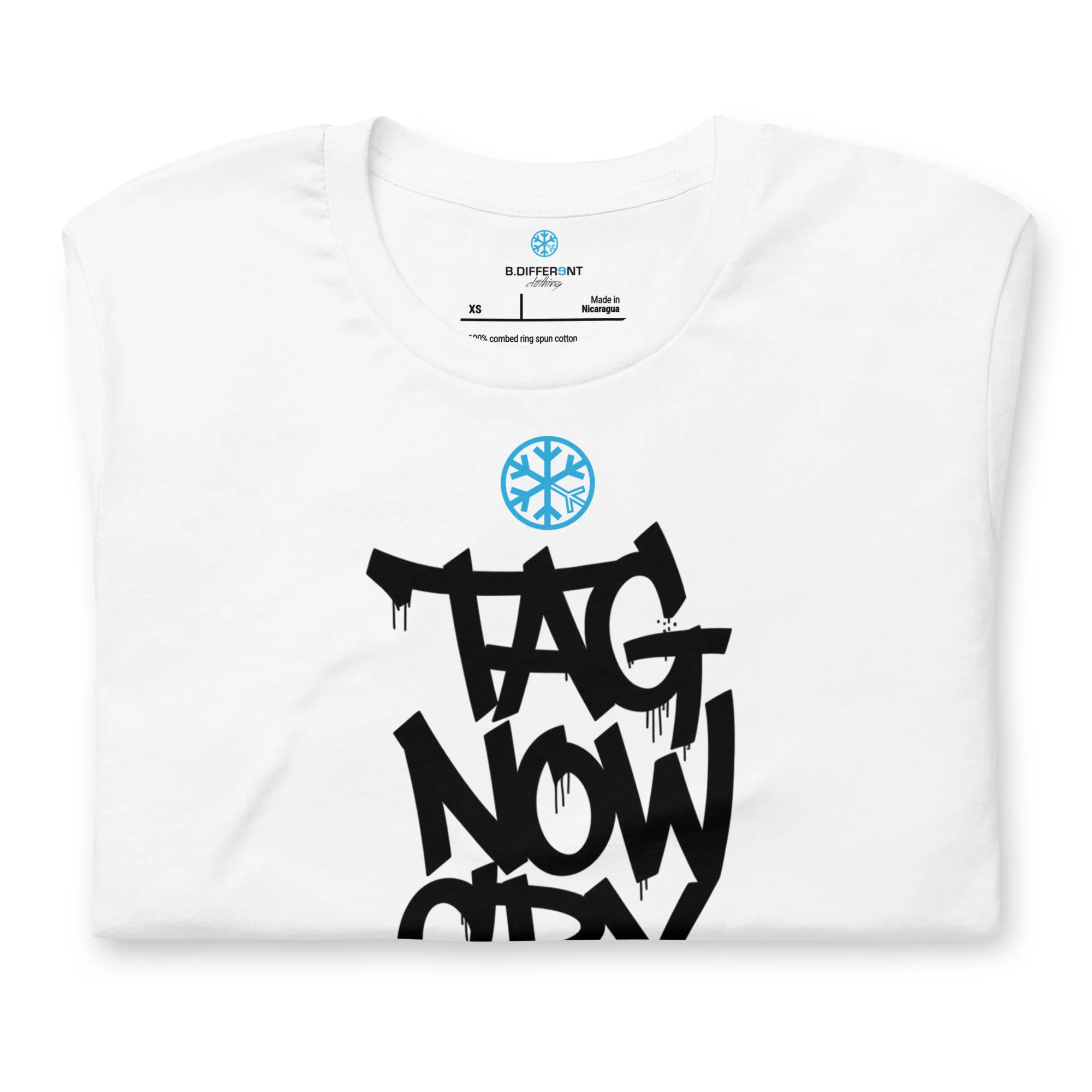 Tag Now Cry Later Graffiti Tag Tee - Image 40