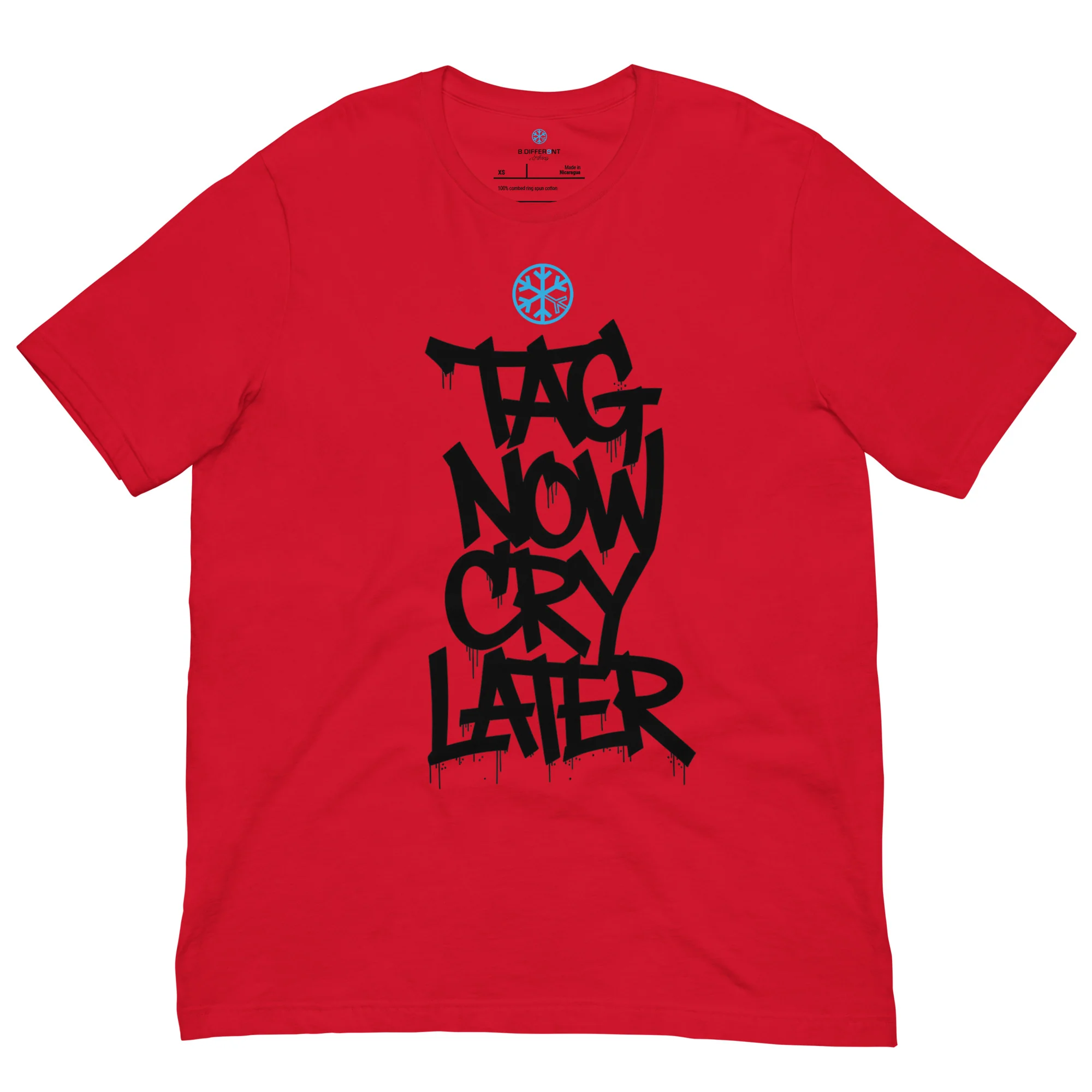 Tag Now Cry Later Graffiti Tag Tee - Image 8