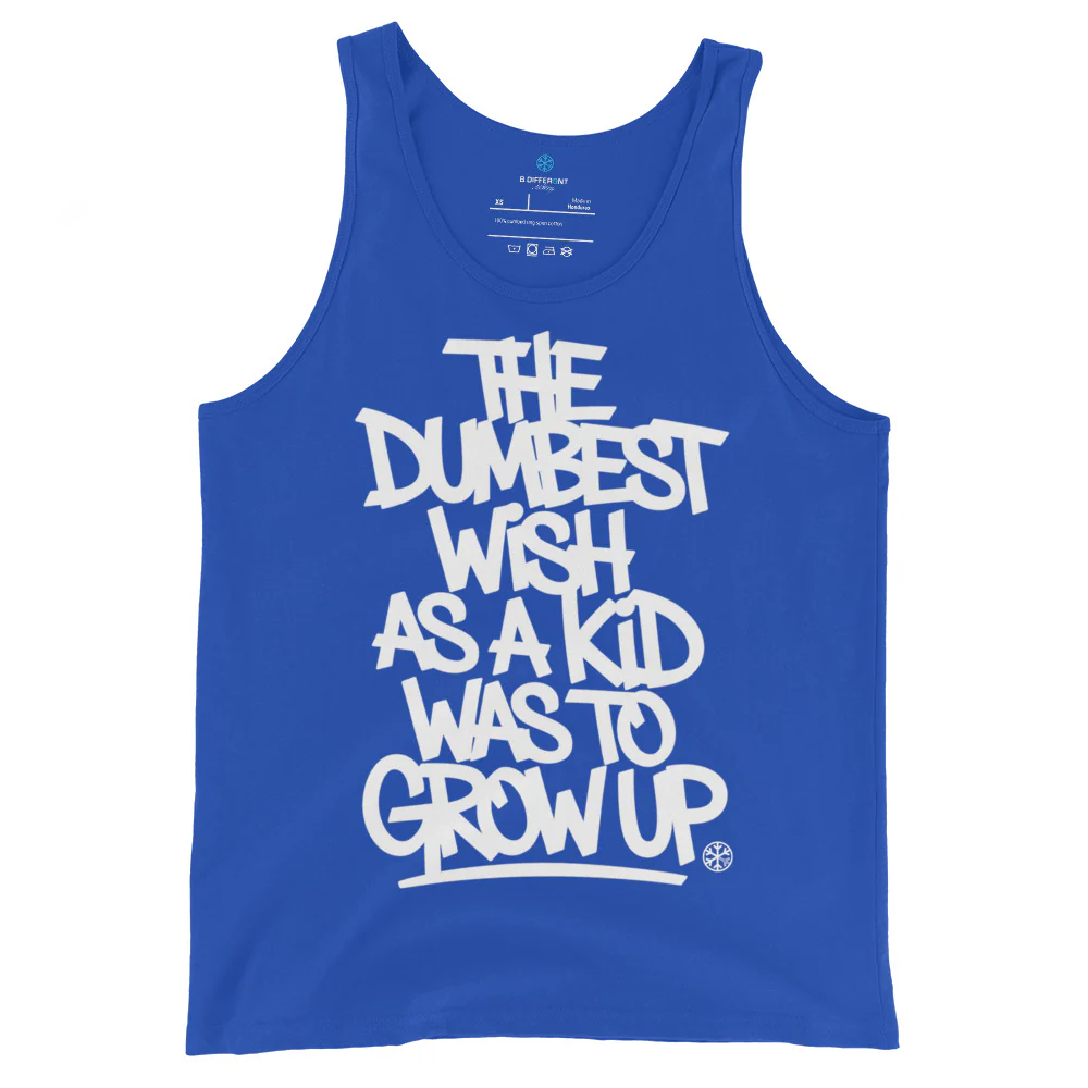 The Dumbest Wish Graffiti Tag Tank Top - Image 5