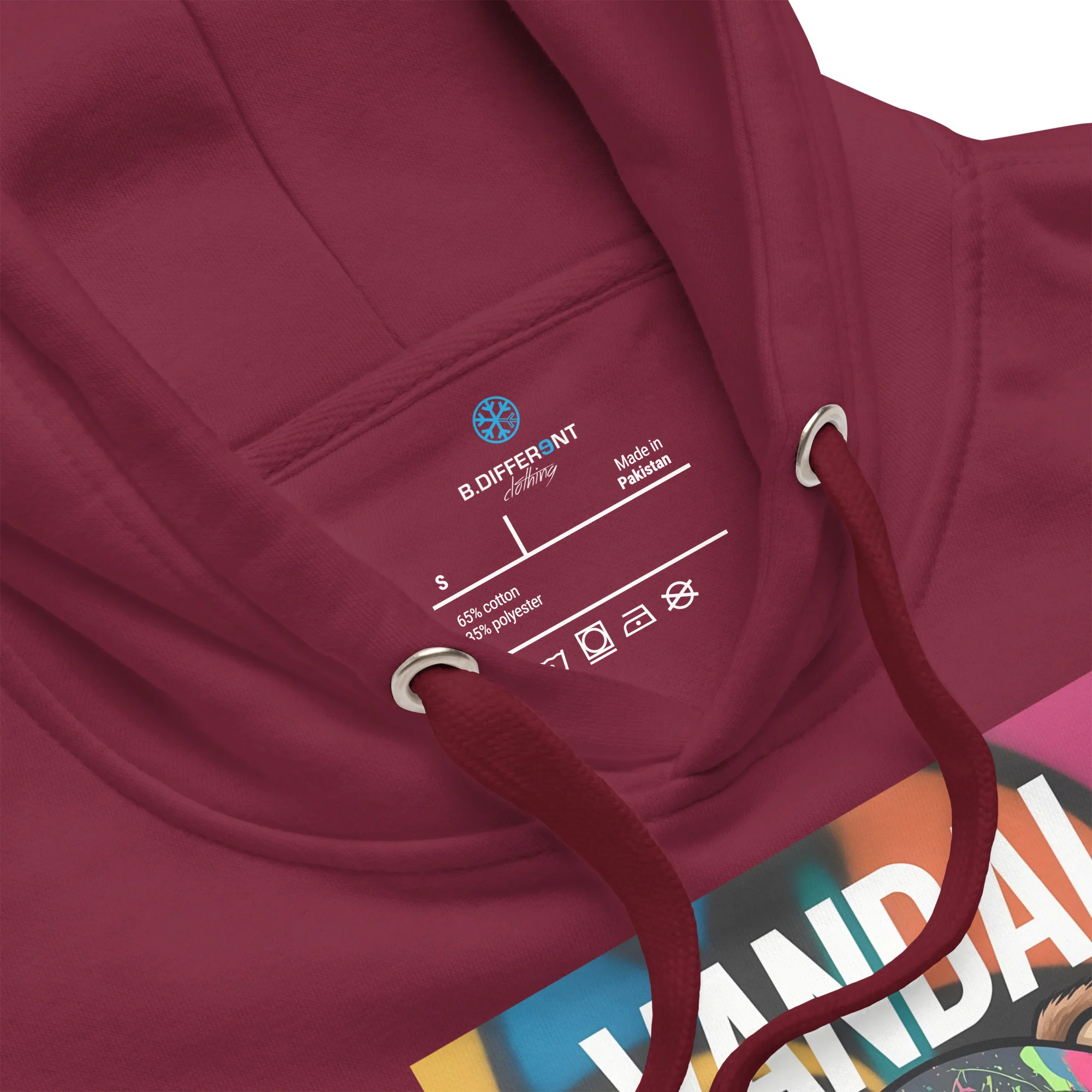 Vandal Teddy Bear Graffiti Hoodie - Image 4