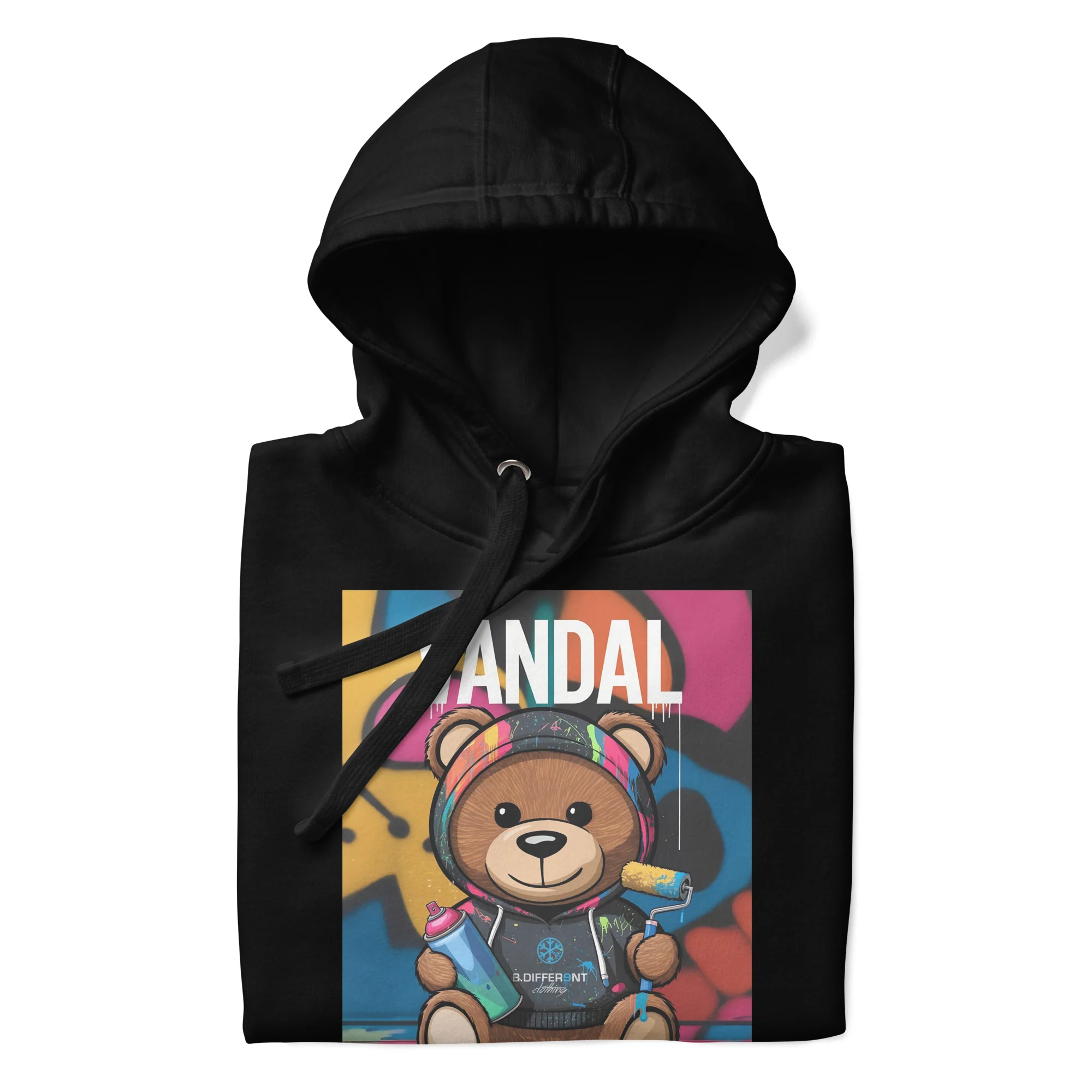 Vandal Teddy Bear Graffiti Hoodie - Image 9
