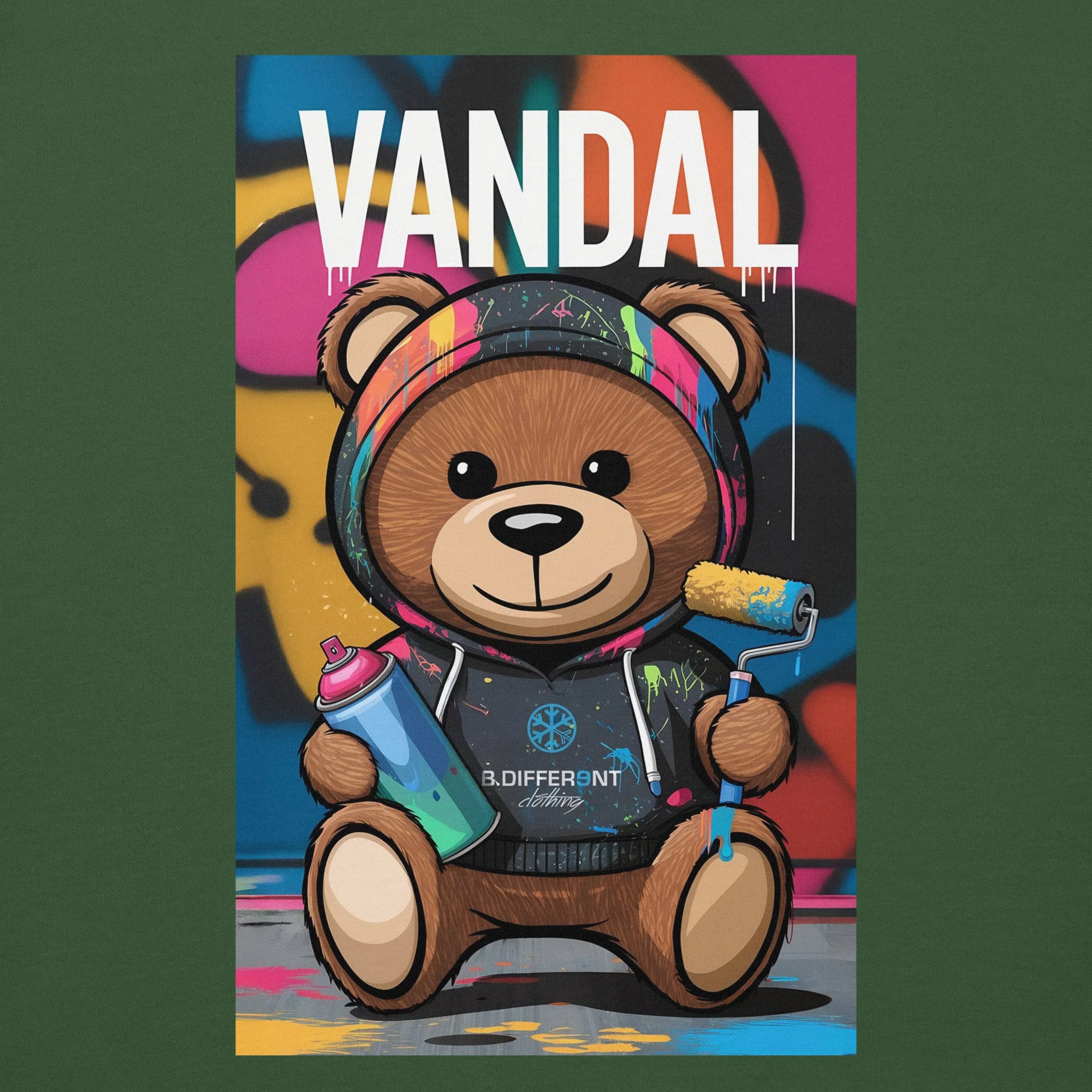 Vandal Teddy Bear Graffiti Sweatshirt - Image 33