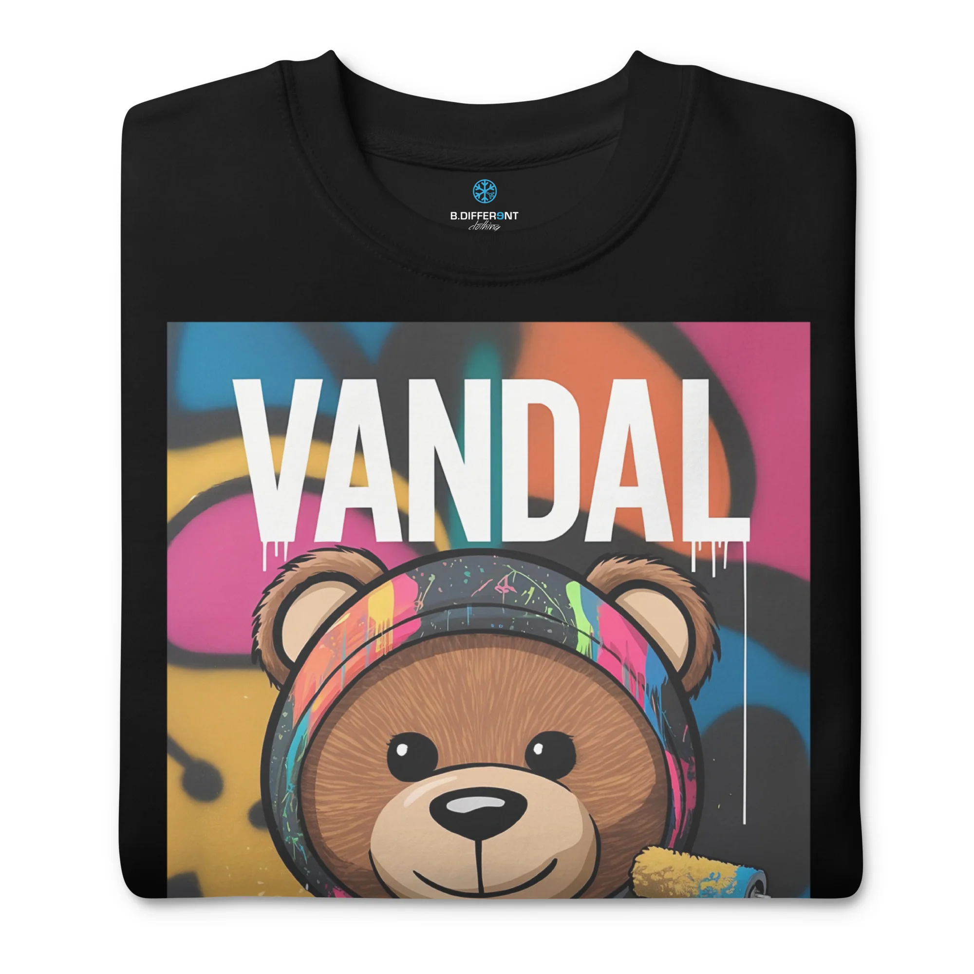 Vandal Teddy Bear Graffiti Sweatshirt - Image 4