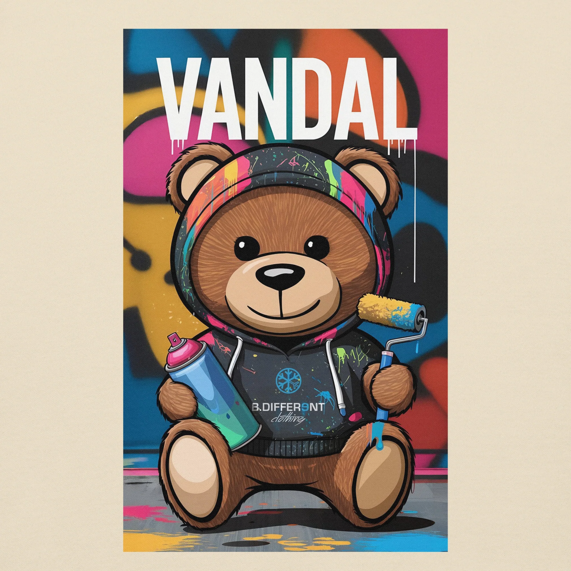 Vandal Teddy Bear Graffiti Sweatshirt - Image 45