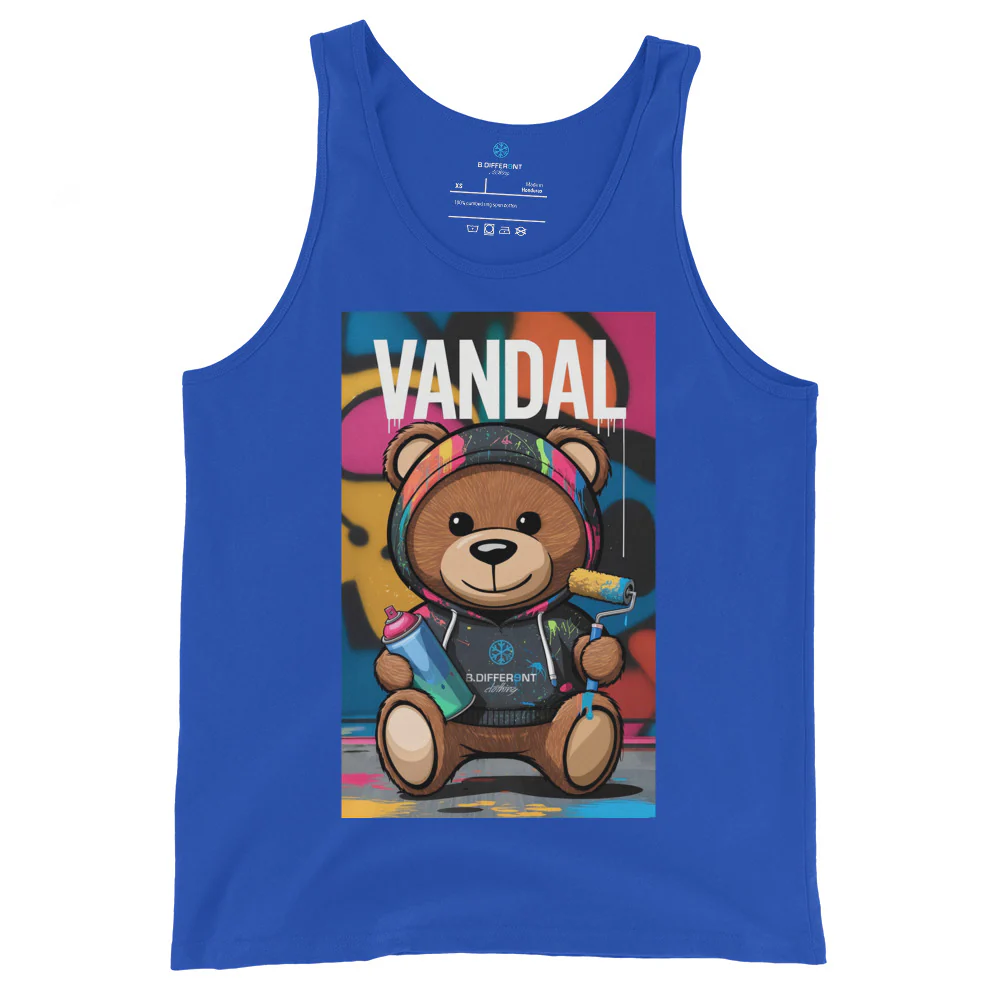 Vandal Teddy Bear Graffiti Tank Top - Image 9