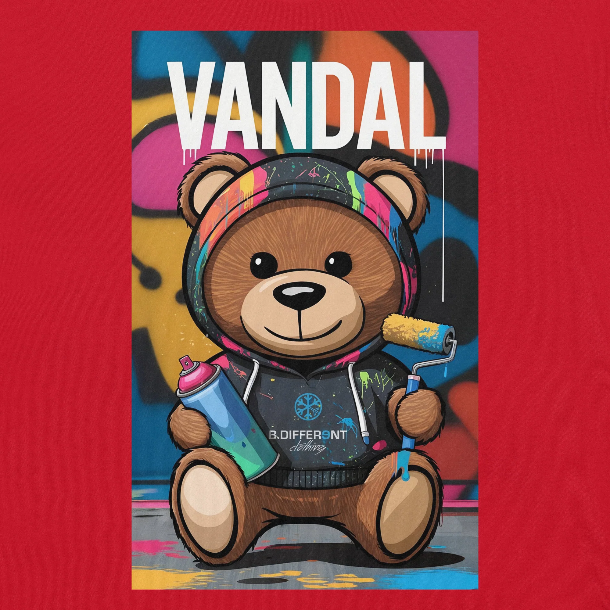 Vandal Teddy Bear Graffiti Tee - Image 14