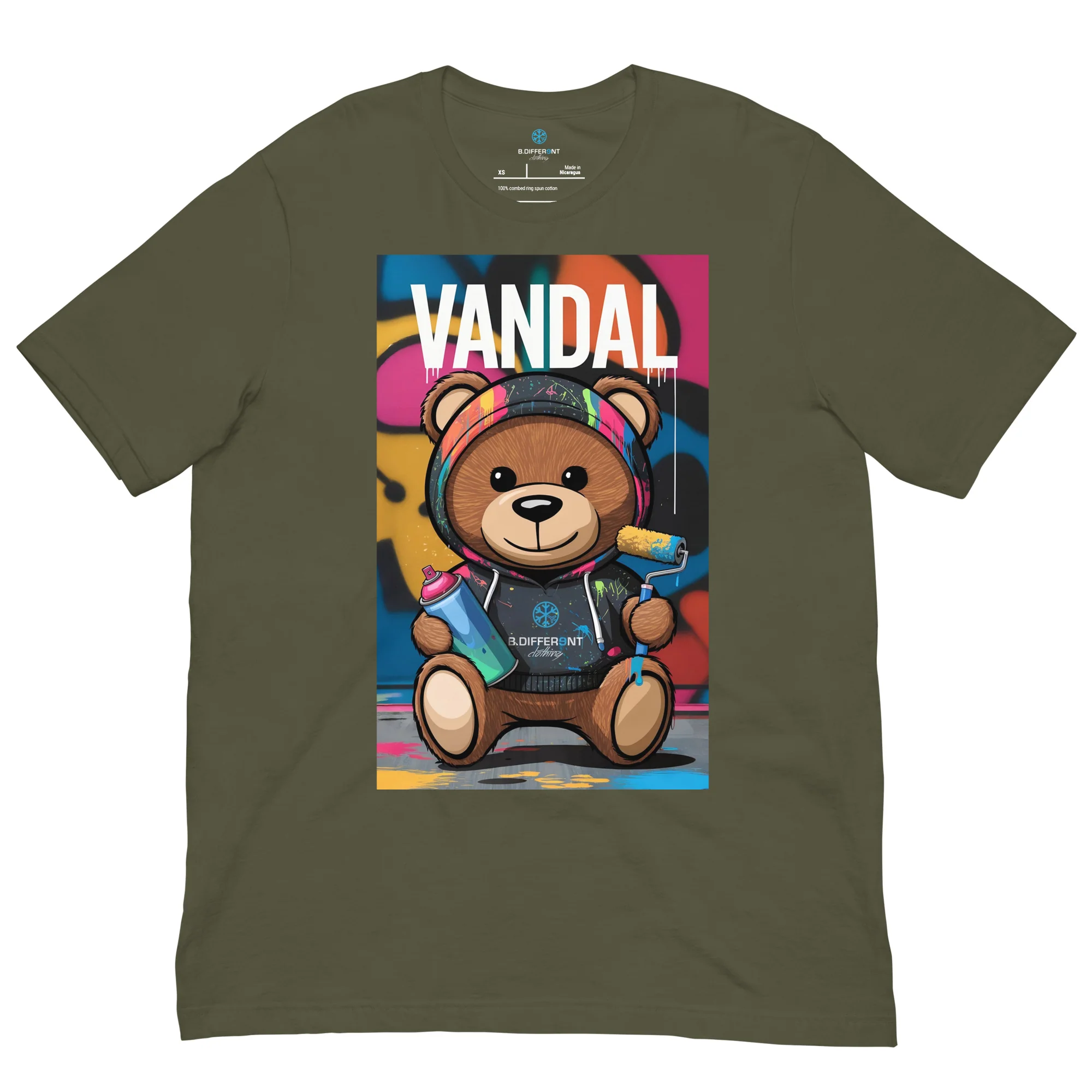 Vandal Teddy Bear Graffiti Tee - Image 25