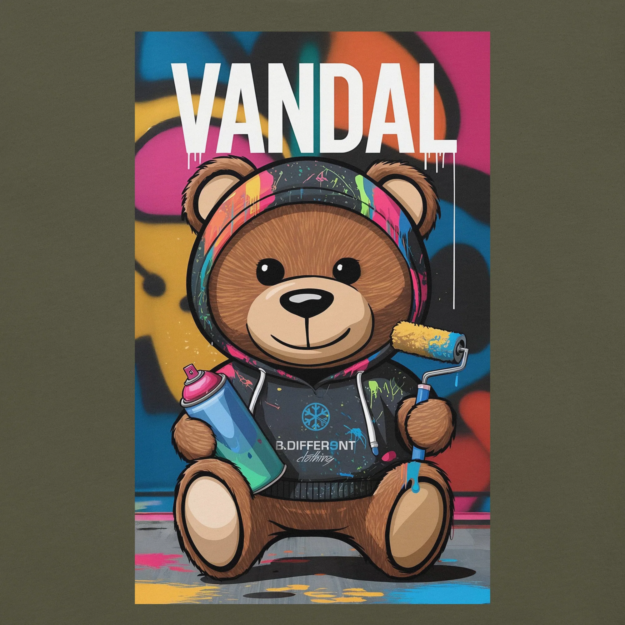 Vandal Teddy Bear Graffiti Tee - Image 26
